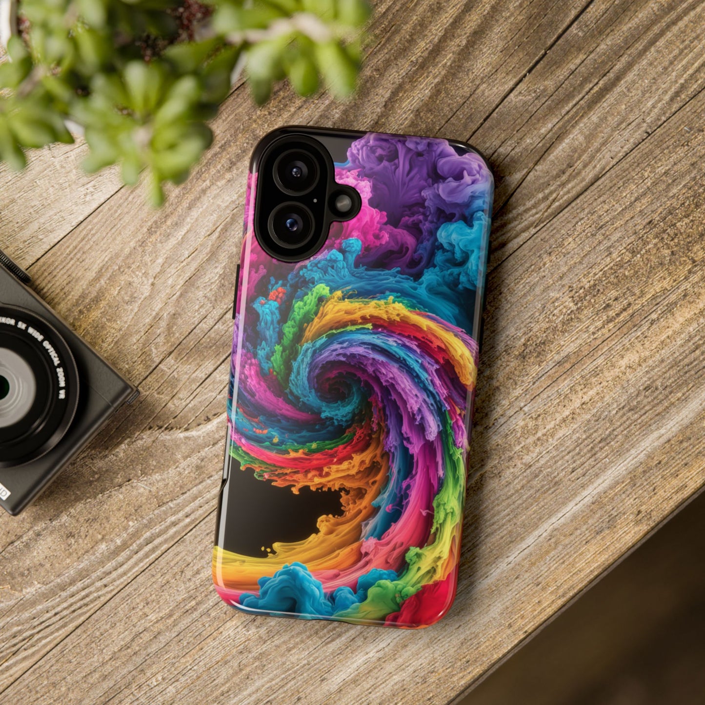 iPhone Case - Colorful Swirl Design
