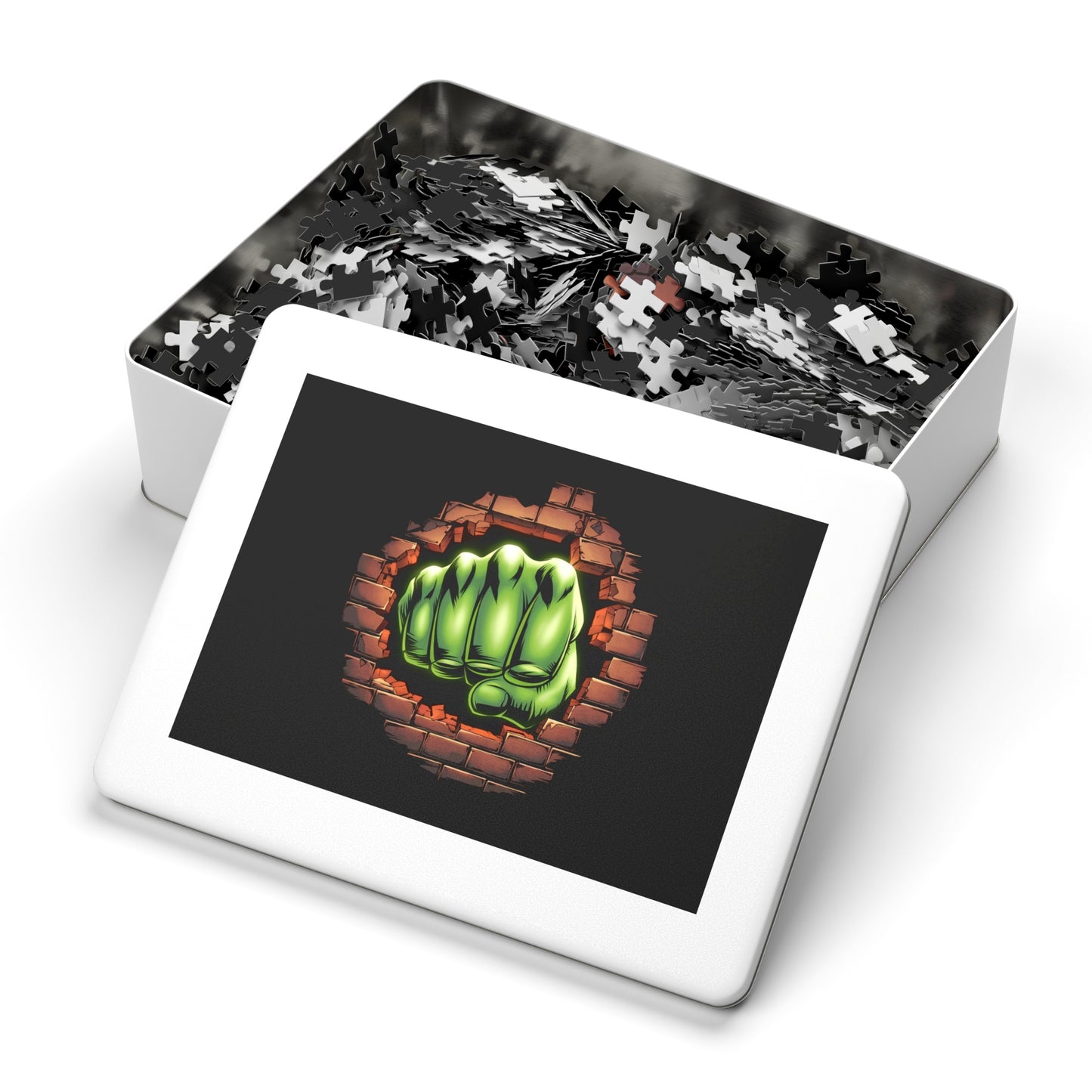 Green Jigsaw Puzzle Comic Book Game Geeky Puzzle for Geeks