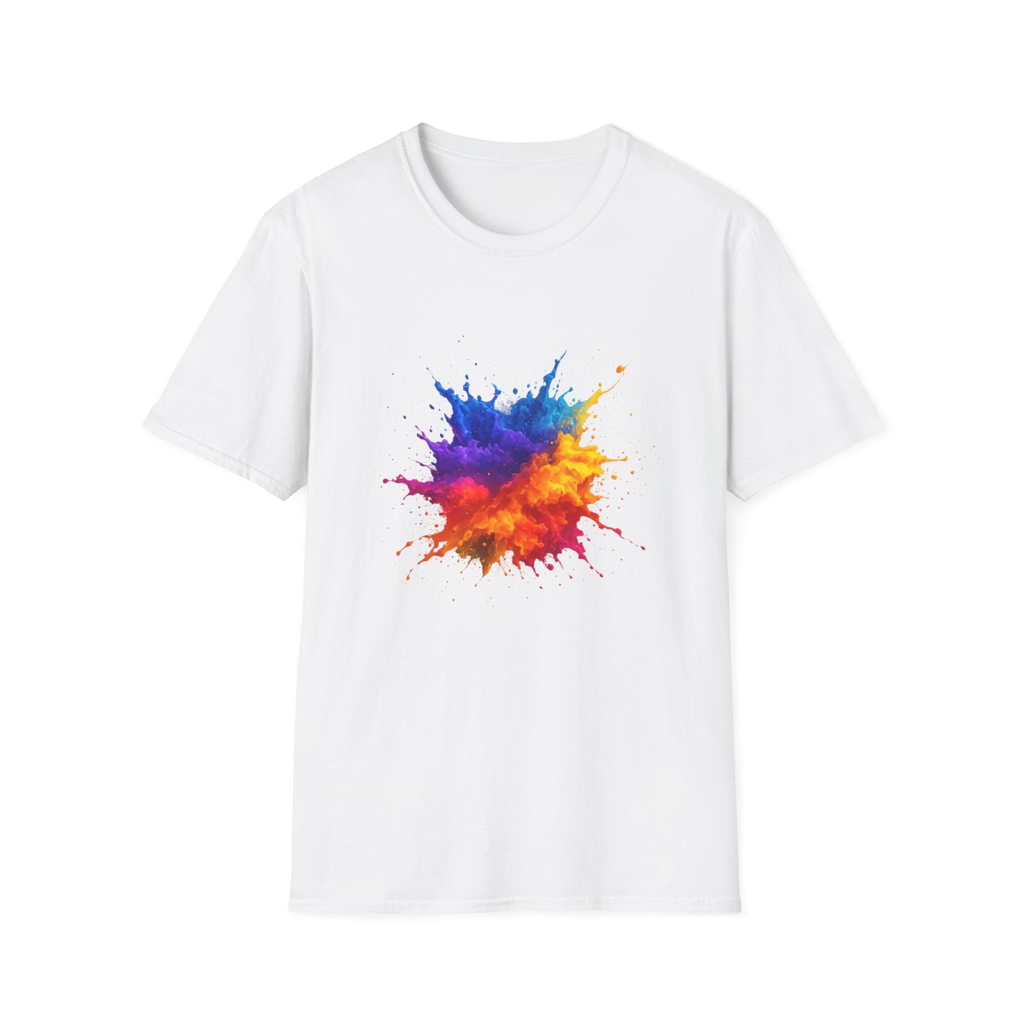 Color Burst Paint Splash Shirt – Vibrant Abstract Art Tee for Creatives & Color Lovers Colorful Apparel