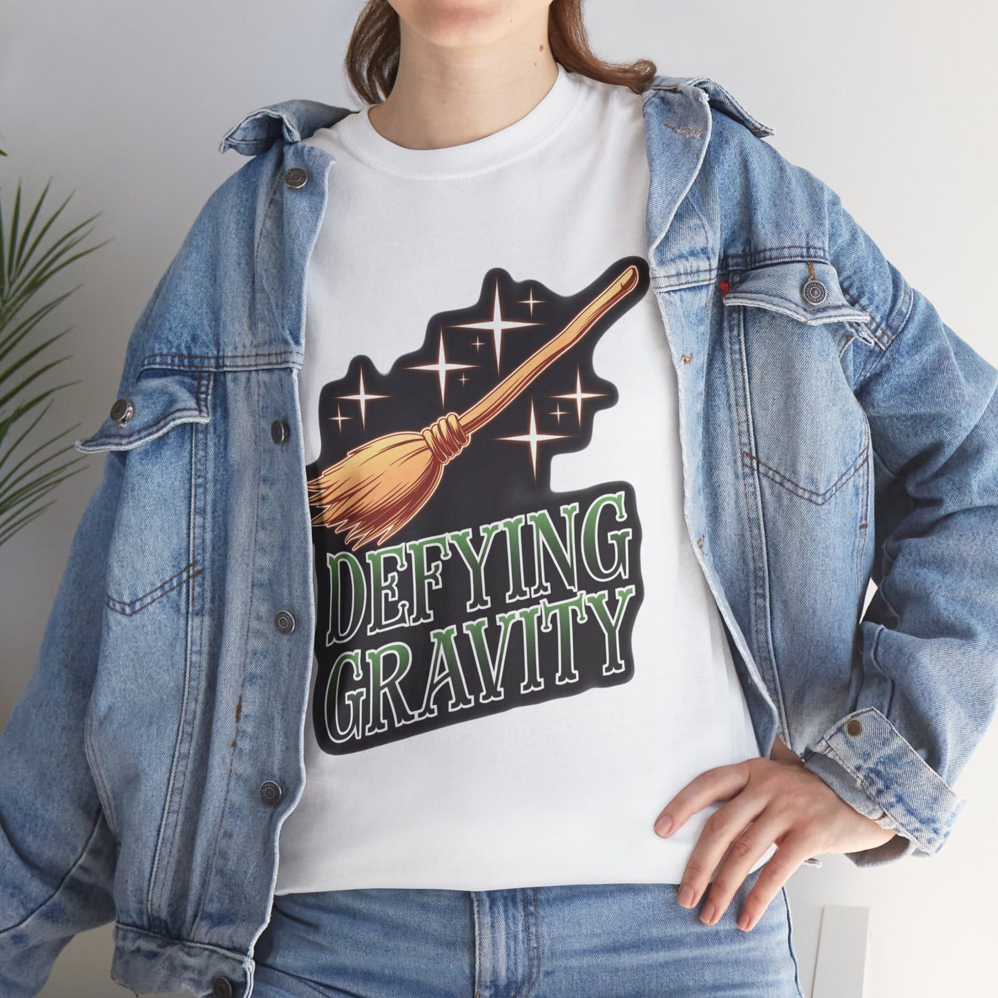 Defying Gravity Wicked Musical Quote Tee – Broadway Fan Shirt, Inspirational Wizard of Oz Graphic Tee, Musical Theatre Unisex T-Shirt
