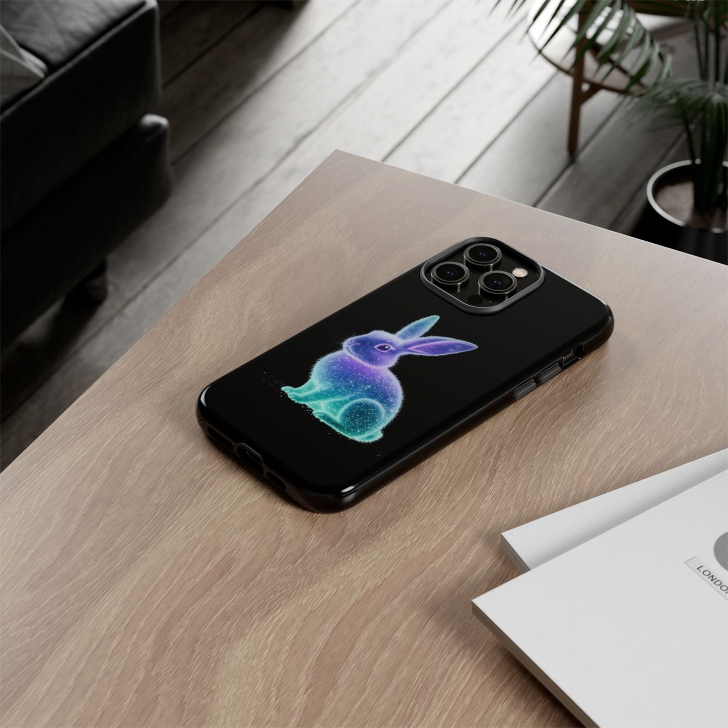 iPhone Case - Bioluminescent Easter Bunny Design