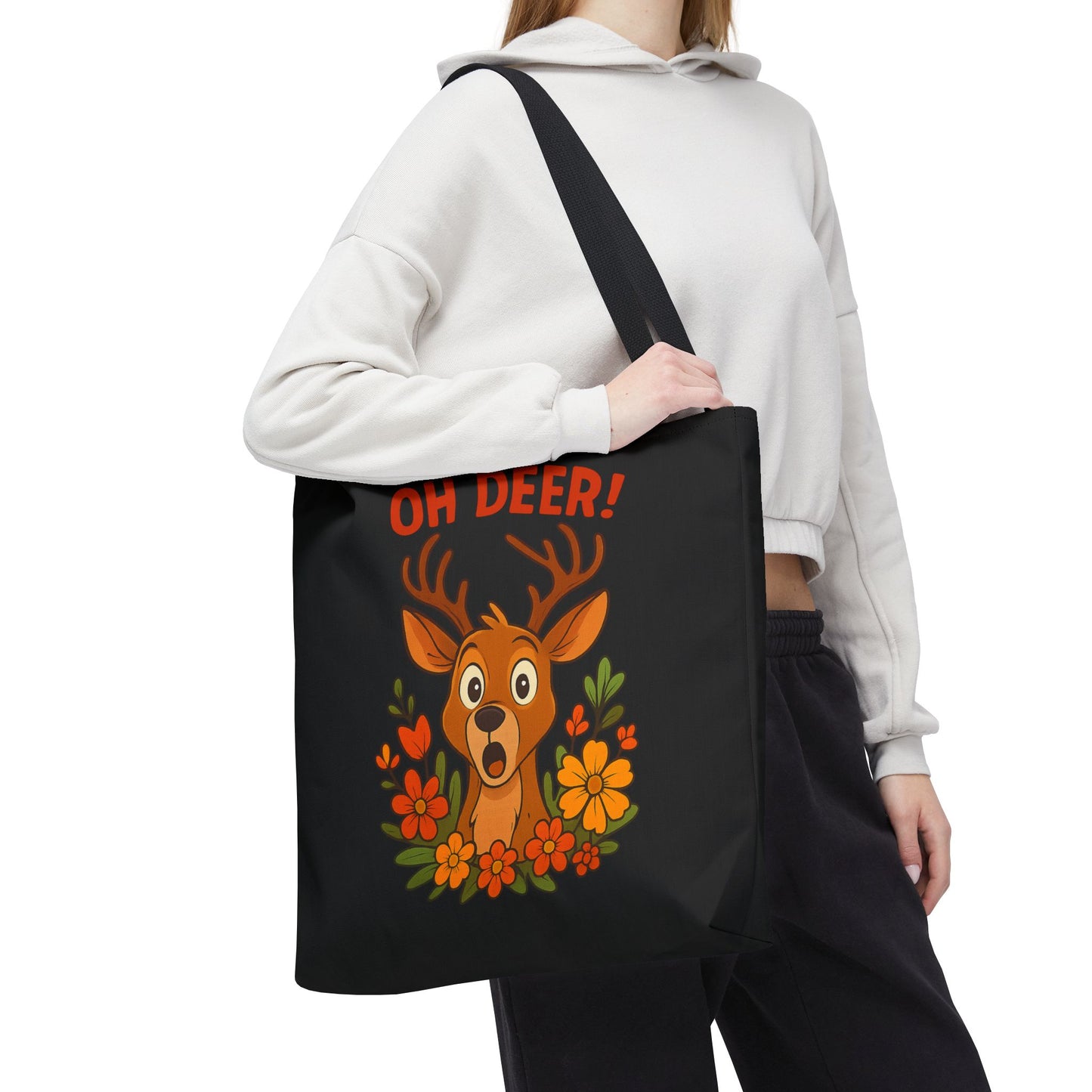 Oh Deer Tote Bag Wildlife Bag Deer Tote Nature Bag Grocery Bag Reusable Tote