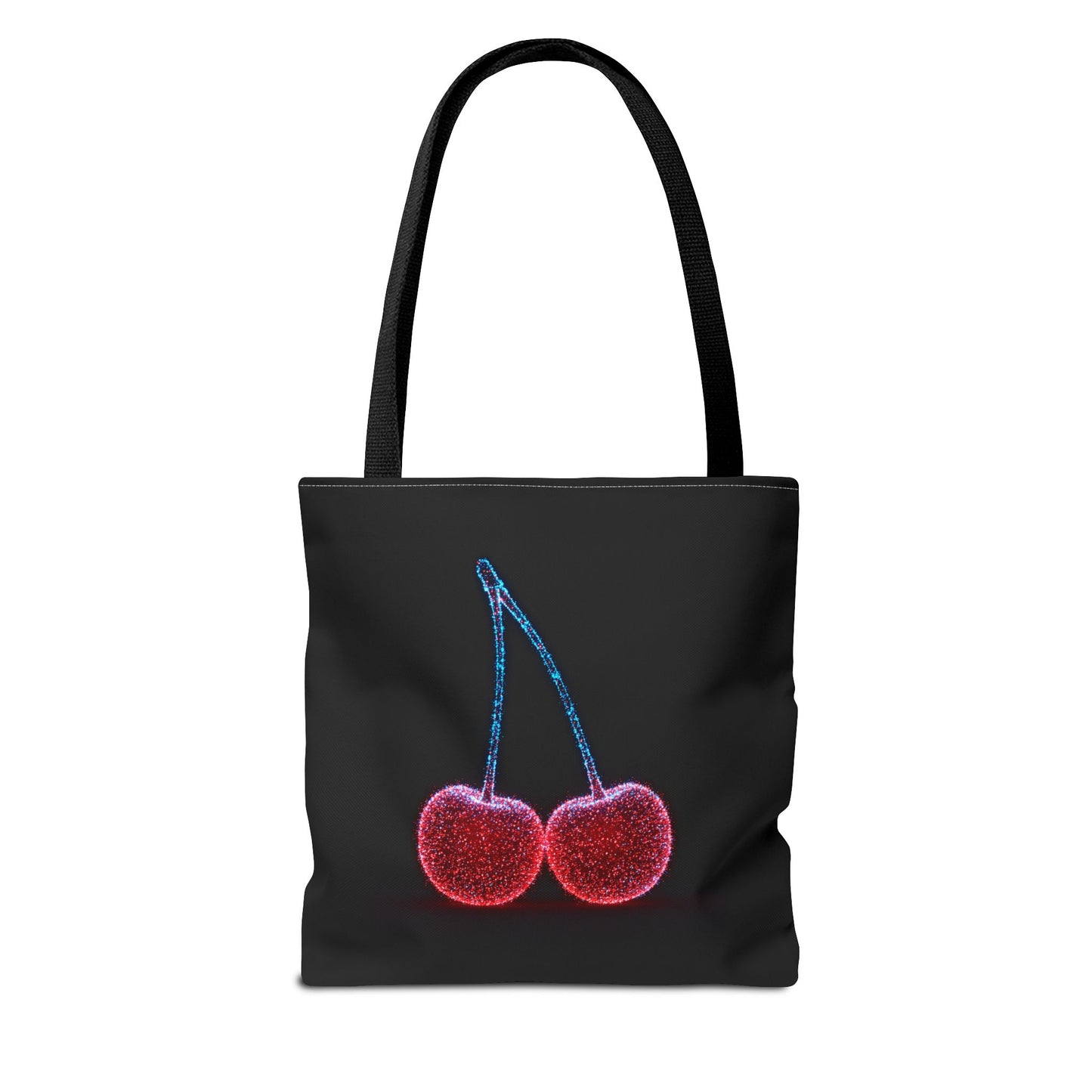 Sparkling Cherry Tote Bag Reusable Bag Shopping Bag Cherry Bag Reusable Tote