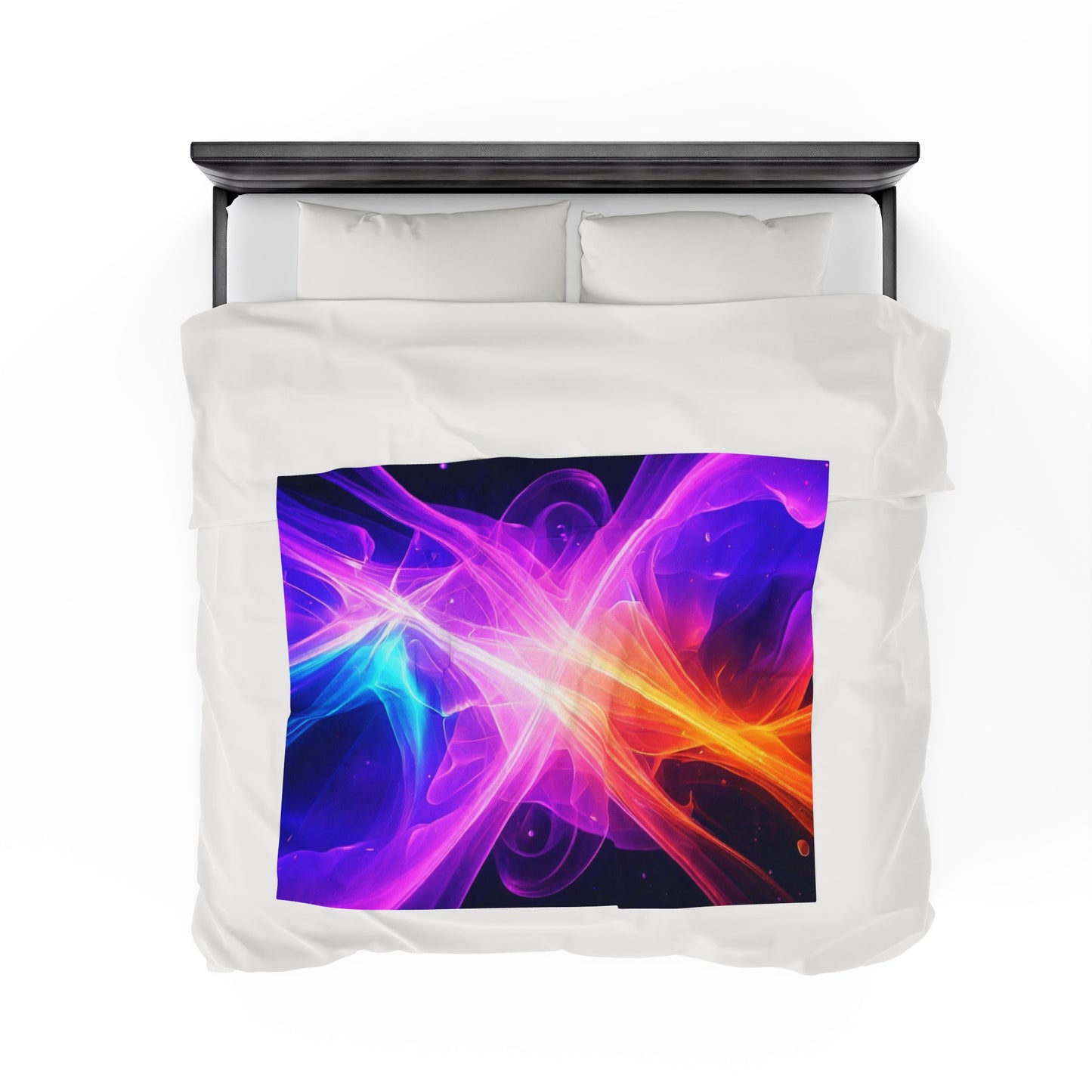 Color Splash Plush Velveteen Blanket
