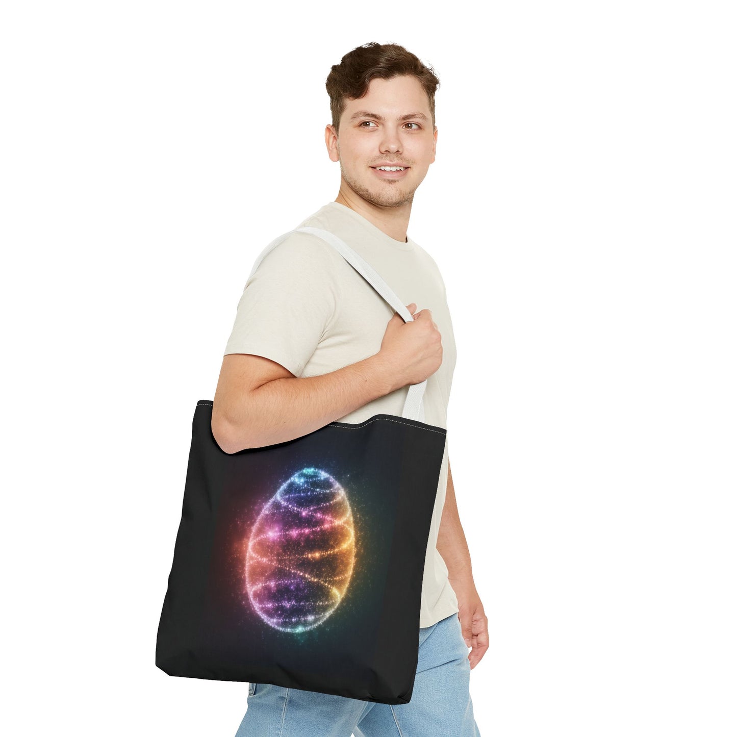 Bioluminescent Easter Egg Tote Bag