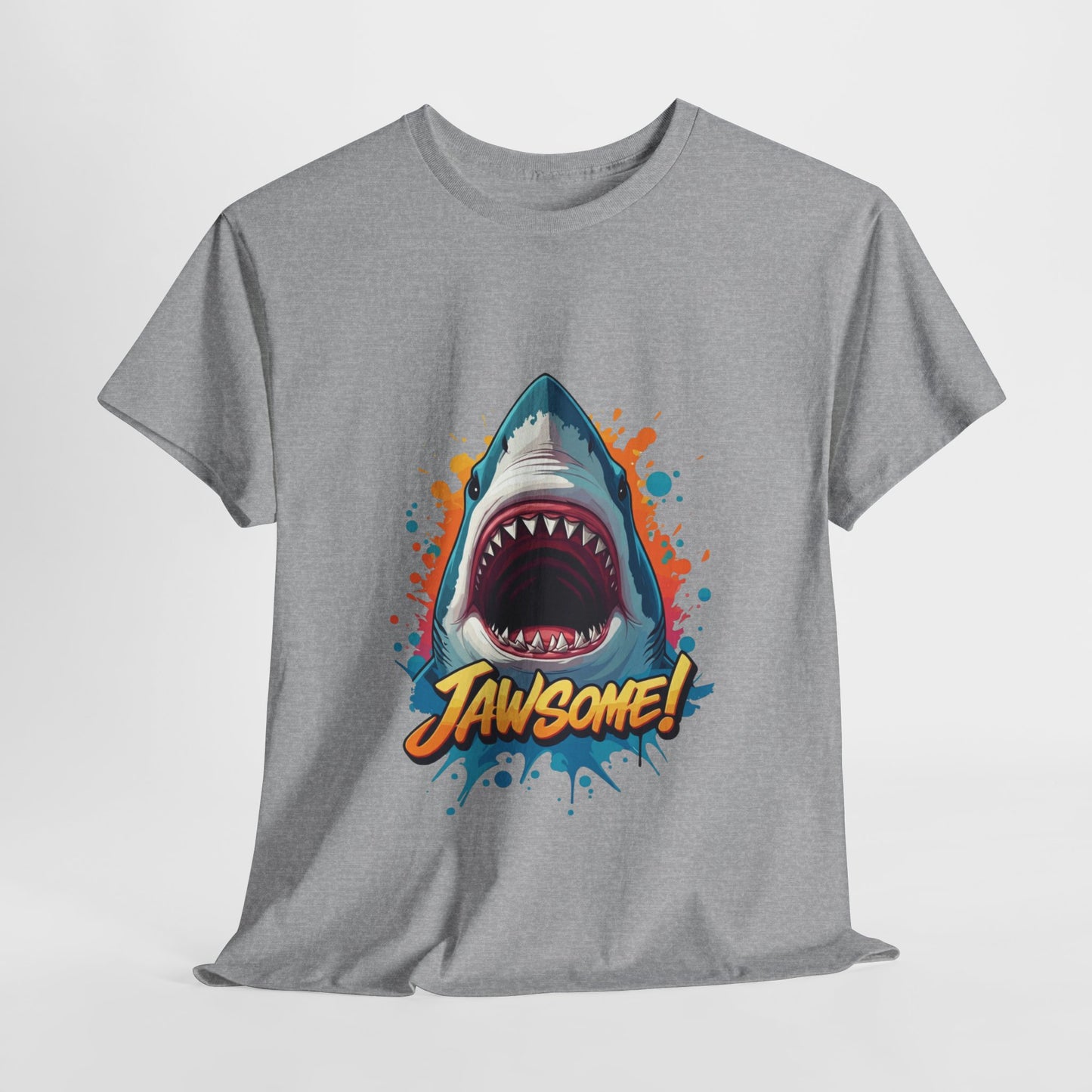 Jawsome Shark Graphic Tee | Fun Ocean Shark T-Shirt, Summer Beach Shirt, Shark Lover Gift, Trending Shark Week Apparel, Cute Marine Life Tee
