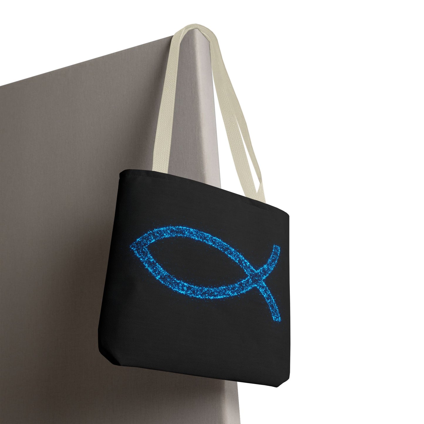 Sparkling Fish Symbol Tote Bag - Inspirational Vibes