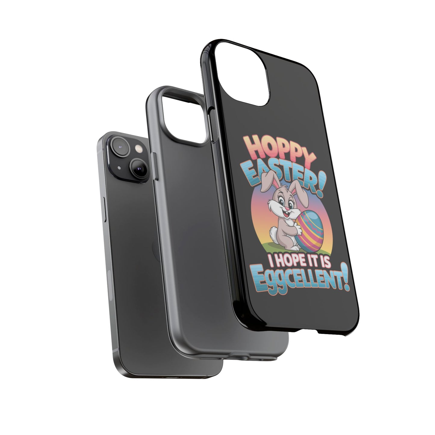 iPhone Case Easter Bunny 'Hoppy Easter I Hope it is Eggcellent' Easter Phone Case Easter Bunny