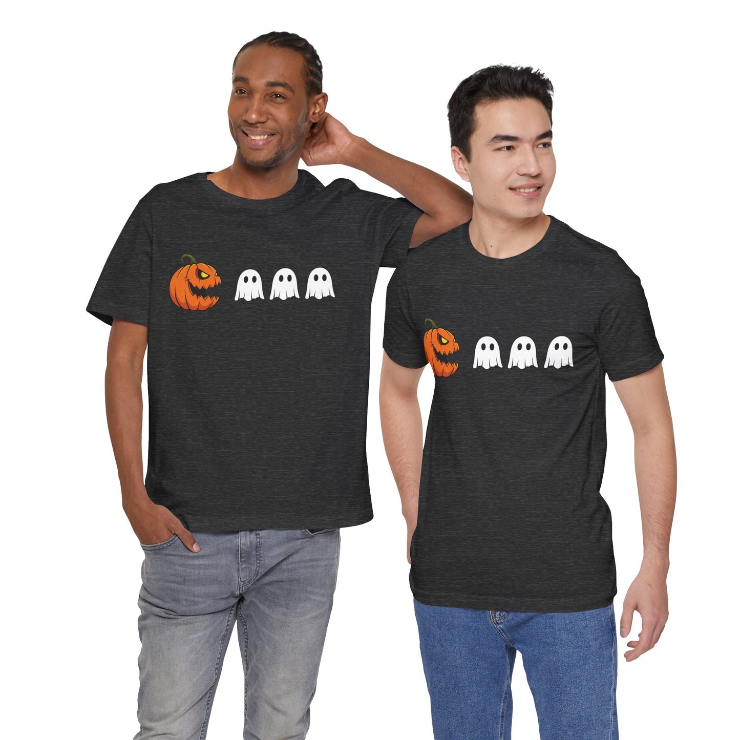 Pumpkin Pac-Man Shirt, Halloween Arcade Tee, Pumpkin Chase Ghosts Tee, Retro Gaming Halloween, Spooky Season Shirt, Vintage Game Pumpkin Top