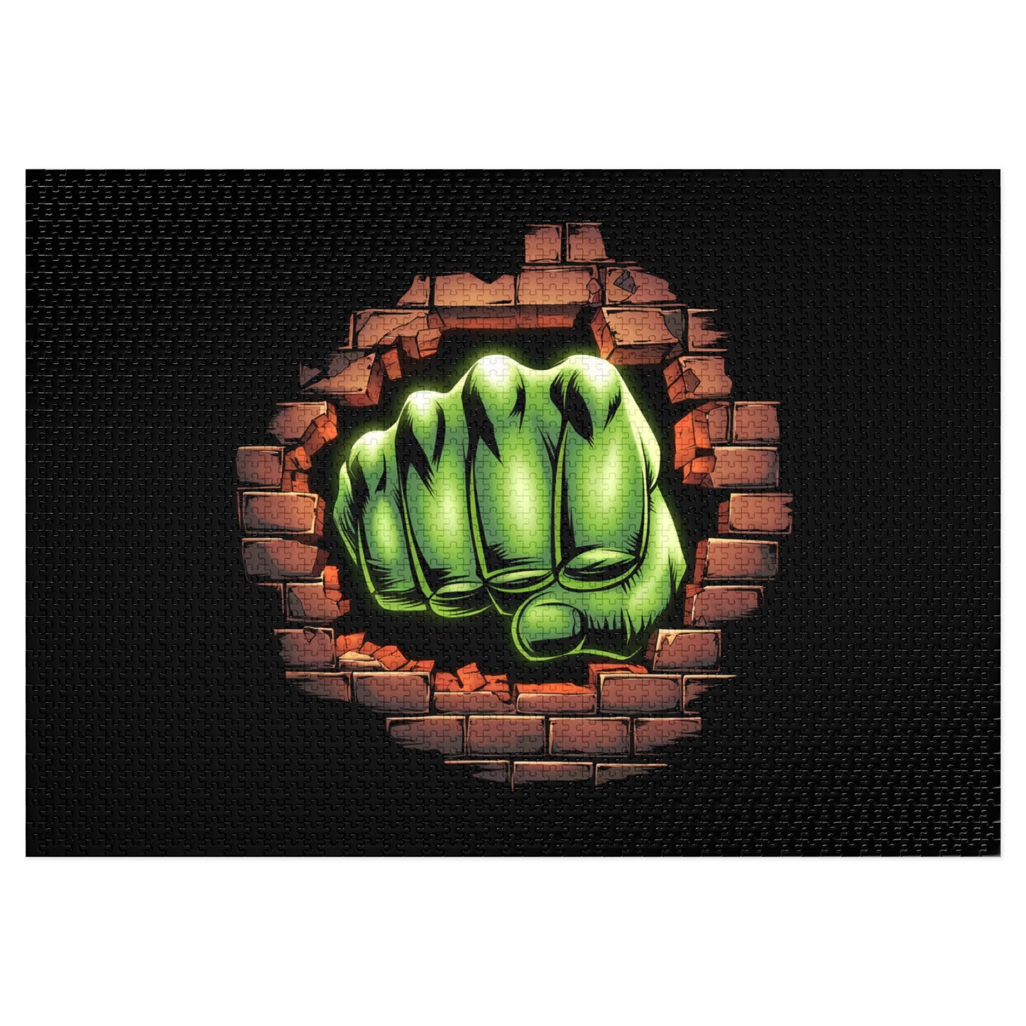 Green Jigsaw Puzzle Comic Book Game Geeky Puzzle for Geeks