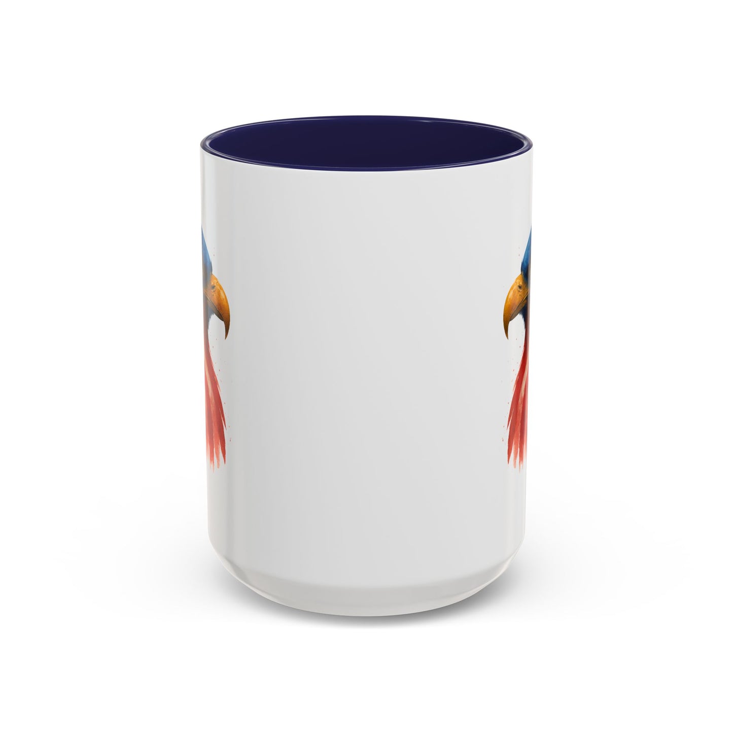 American Flag Eagle Mug - Patriotic Coffee Cup - USA Bald Eagle Gift - 4th of July Mug - Independence Day Drinkware - Veteran Gift