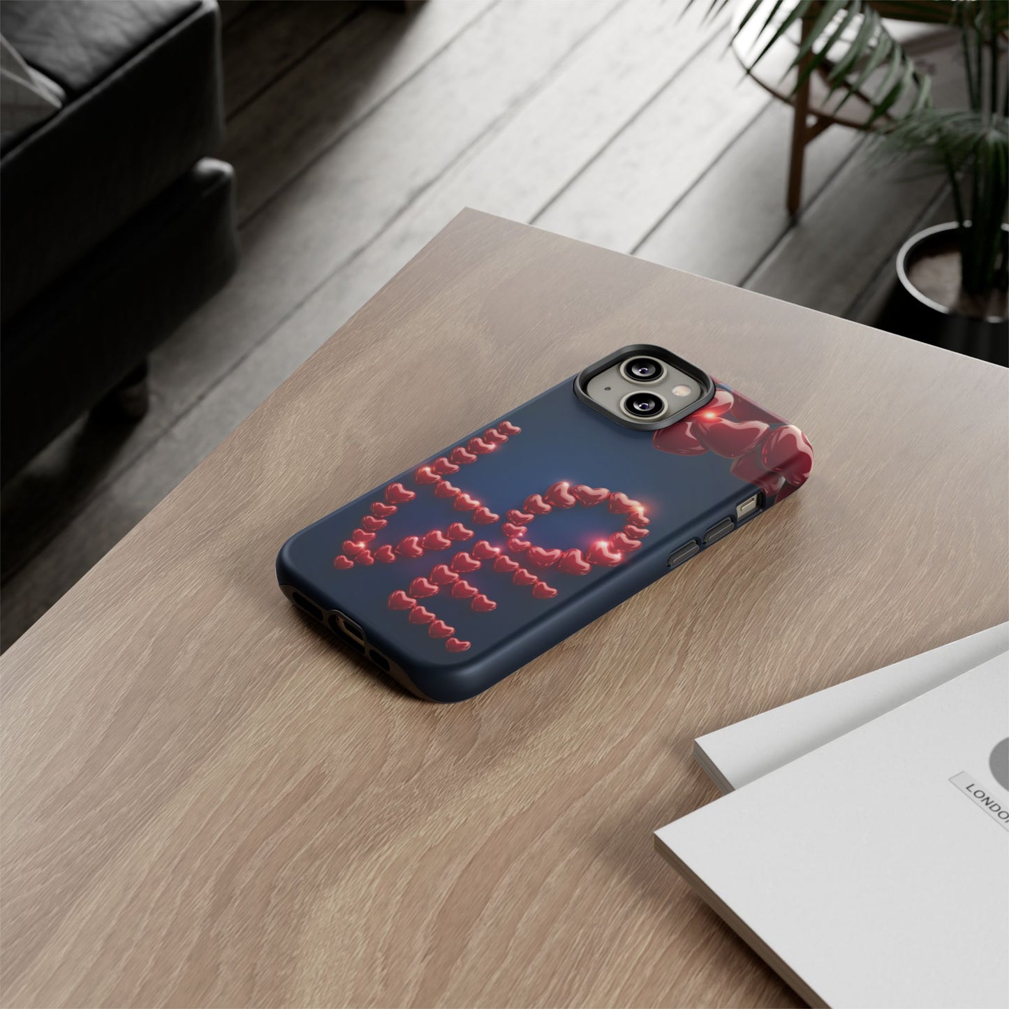 iPhone Case - Love Hearts Design