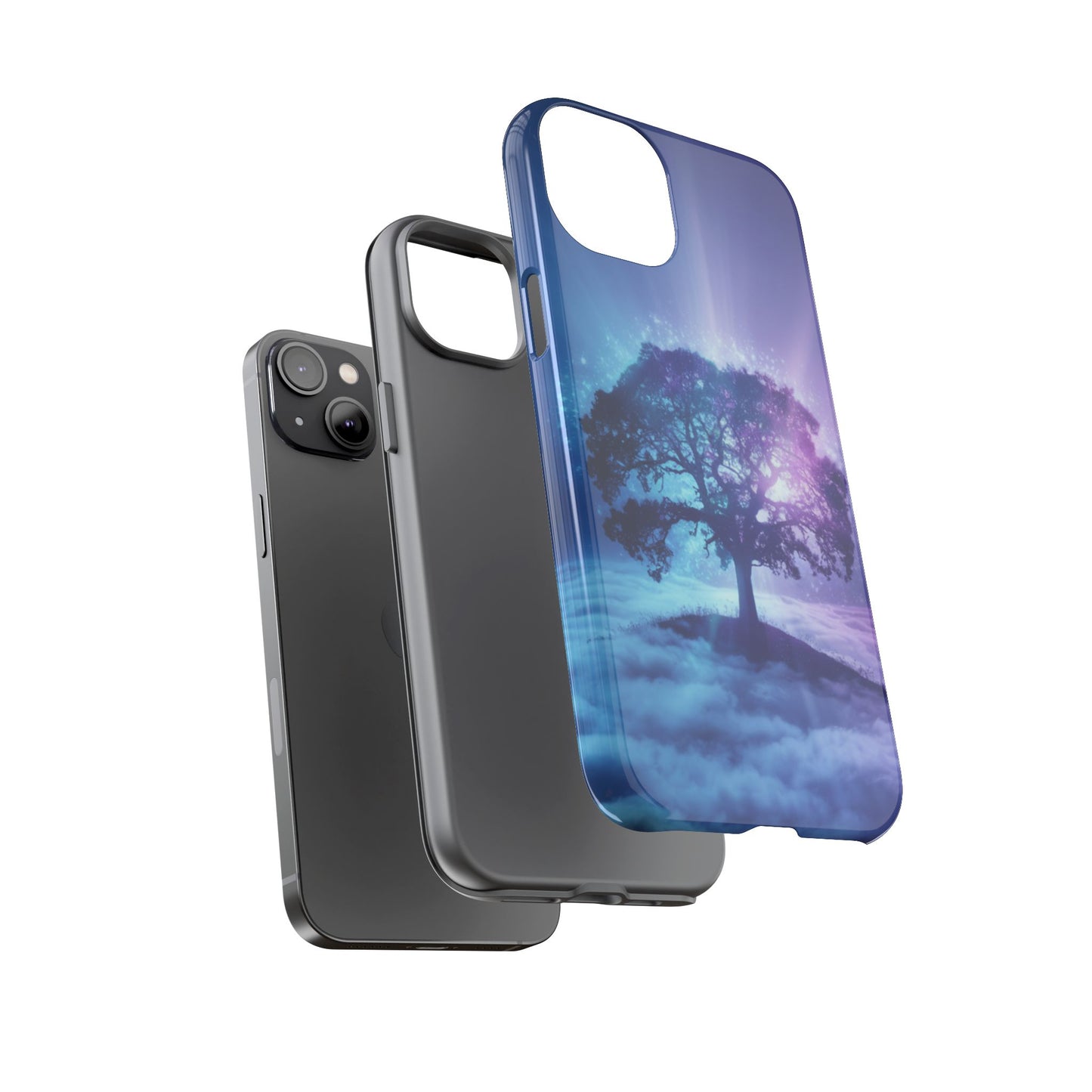 iPhone Case with Dreamy Tree Design