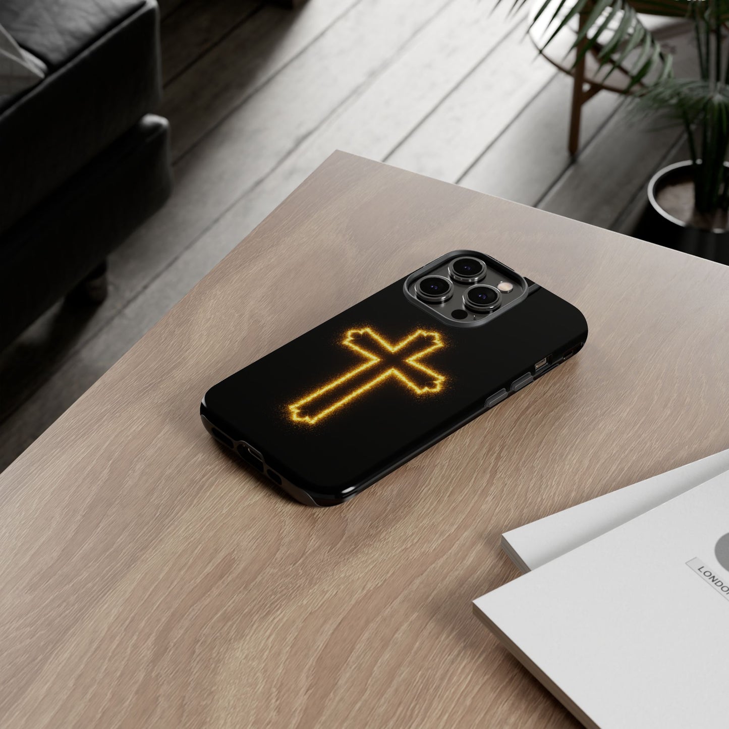 Glowing Cross Phone Case - Faith-Inspired Tough Cases