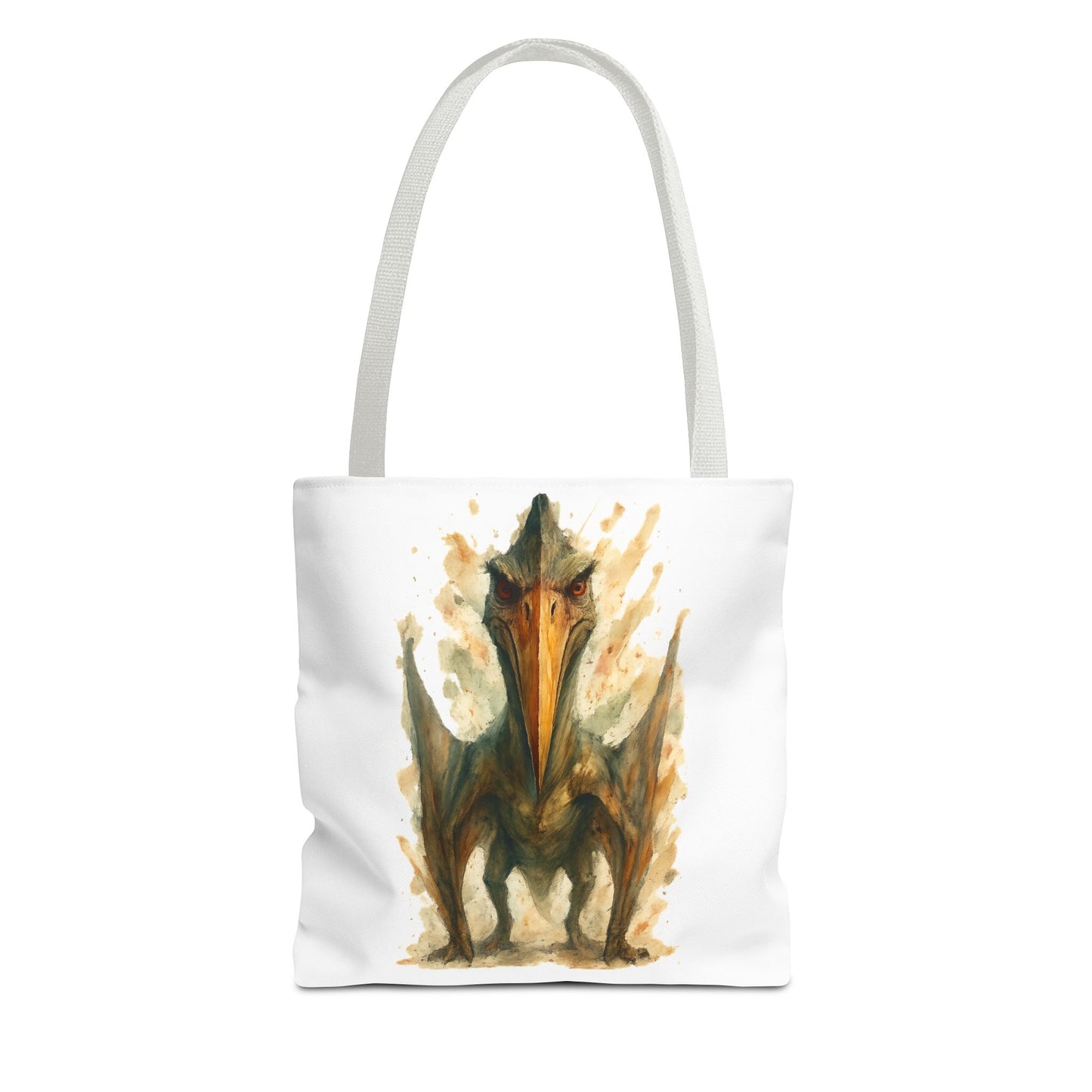 Quetzalcoatlus Tote Bag | Dinosaur Art Canvas Shopper | Prehistoric Pterosaur Gift for Dino Lovers | Eco-friendly Reusable Bag Jurassic Tote