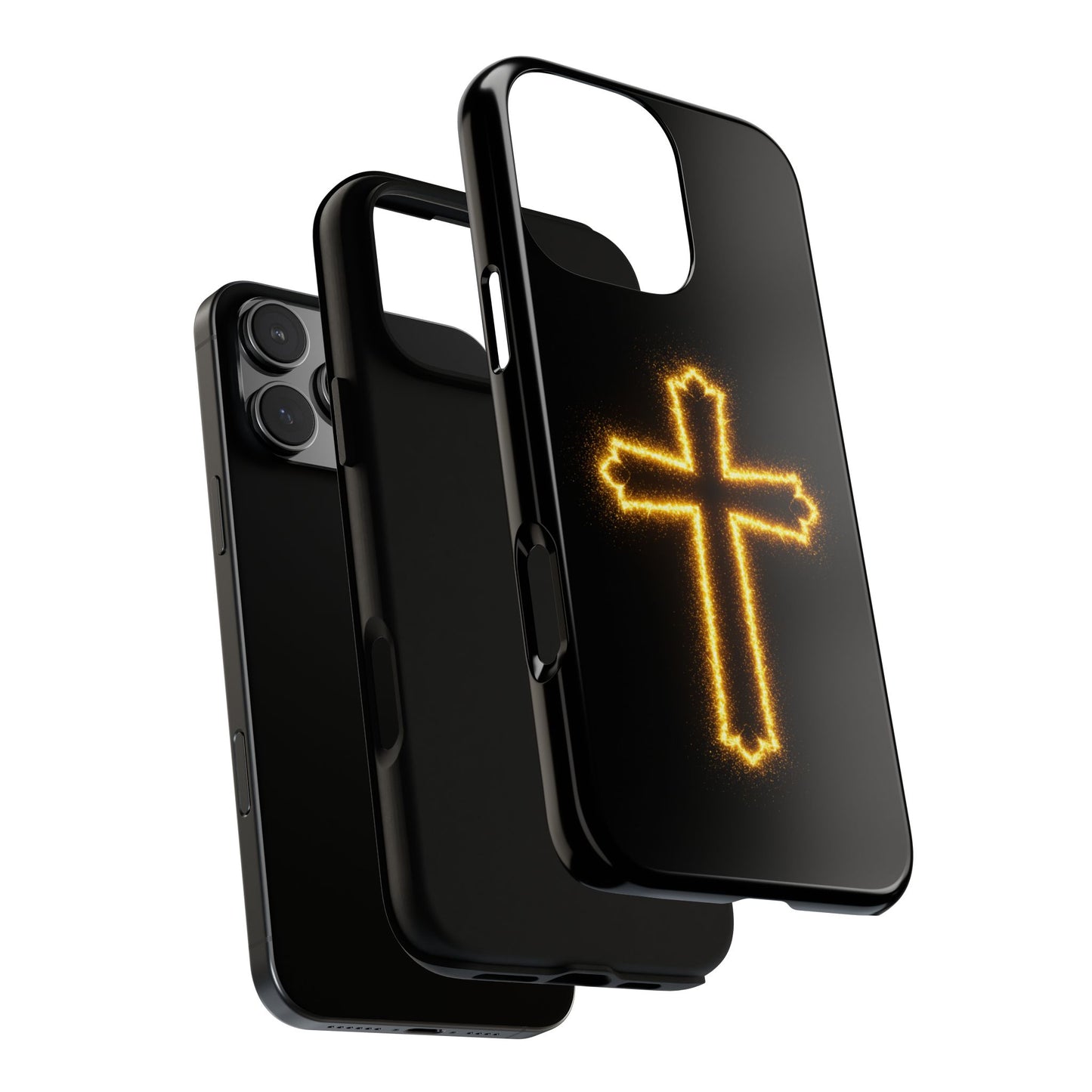 Glowing Cross Phone Case - Faith-Inspired Tough Cases