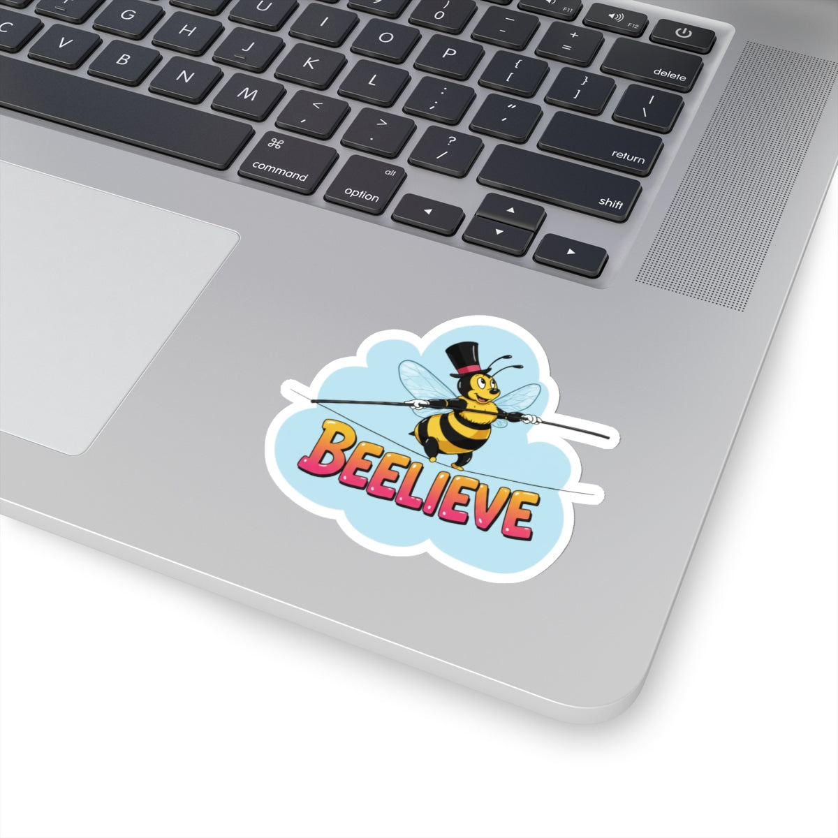 Sticker - Bee Crossing Tightrope Beelieve' Pun