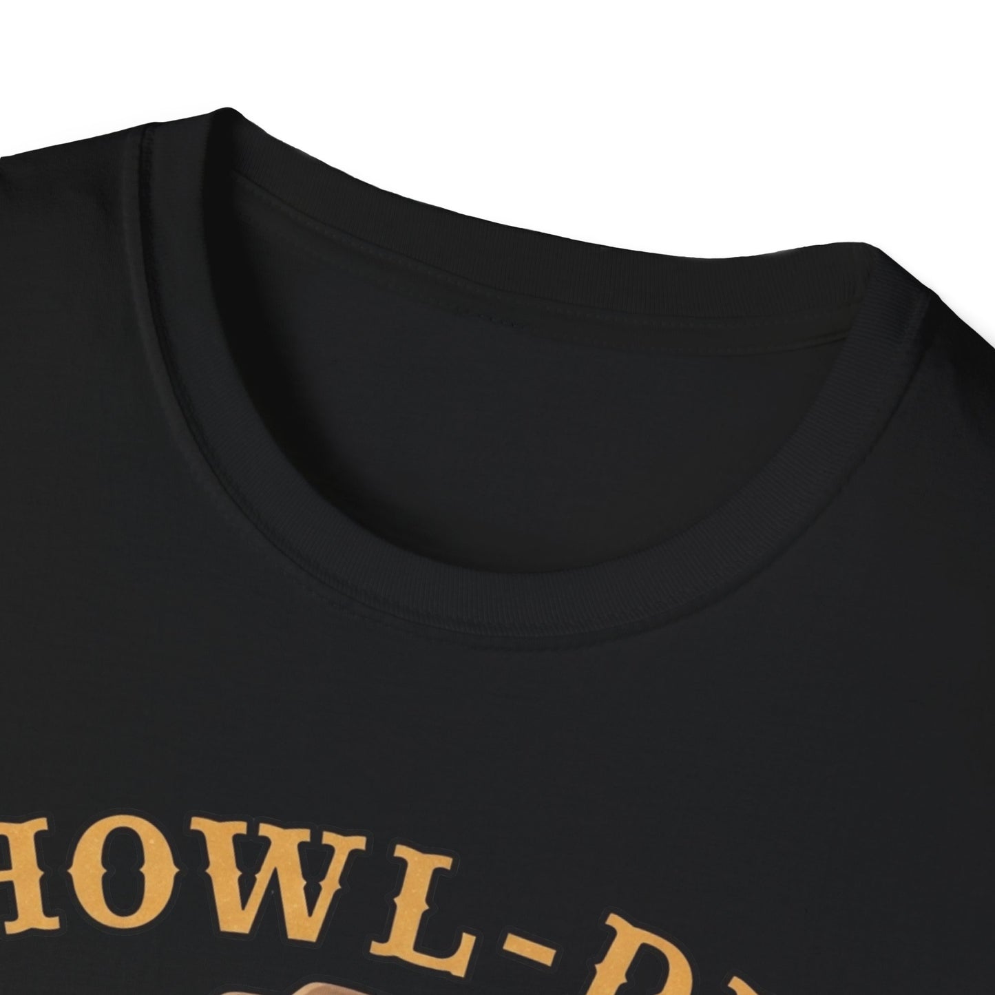 Howl-dy Partner Wolf Cowboy T-Shirt | Western Howling Wolf Graphic Tee, Funny Animal Shirt, Cowboy Gifts, Rustic Country Tee