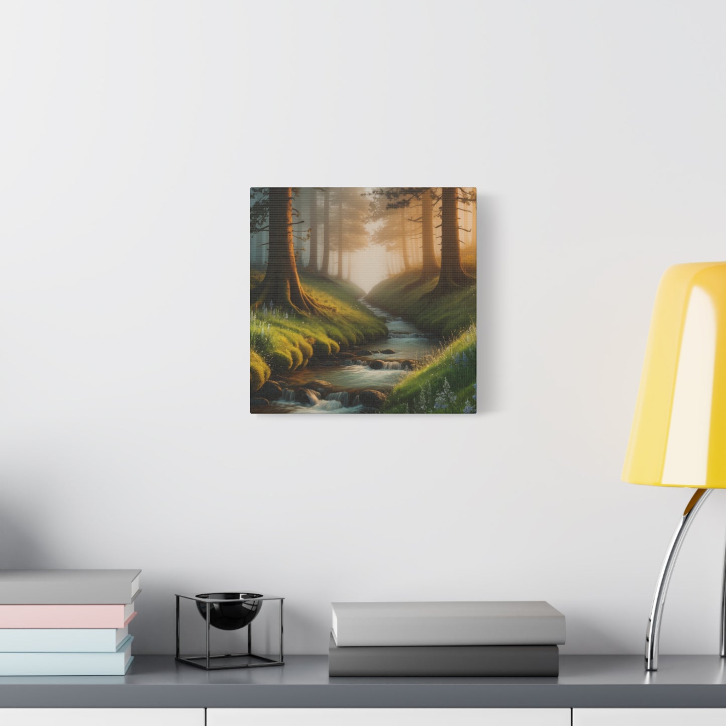 Forest Stream Canvas Art Nature Decor Modern Home Decoration Modern Art Nature Canvas