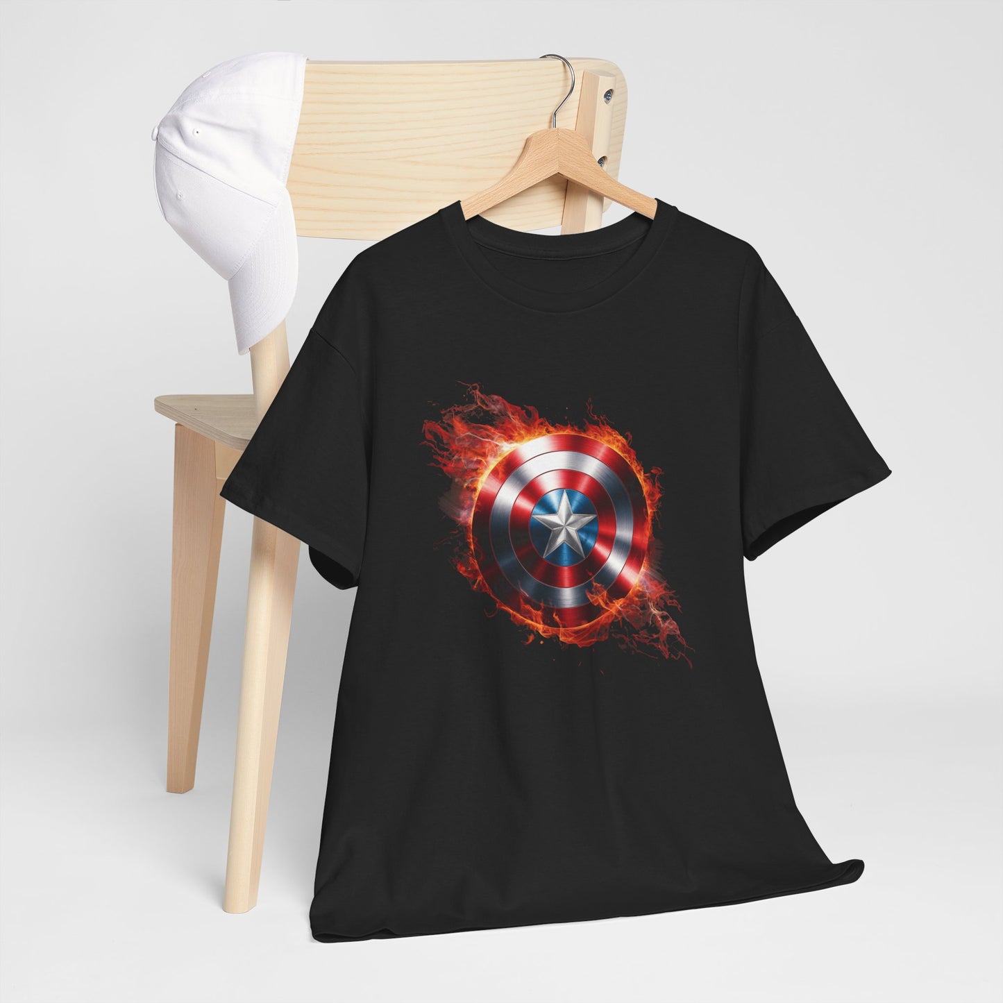Captain America Flame Tee