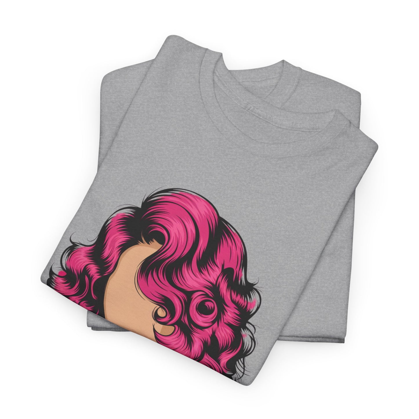 Curly Hair Tee: Want To Curl Up And Dye – Funny Hair Colorist Tee, Salon & Curl Lovers Gift, Trendy Graphic Shirt for Hairstylists