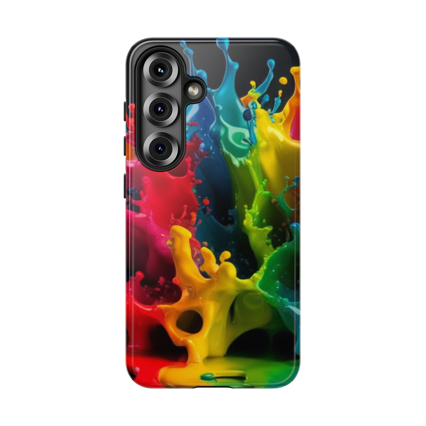 Vibrant Splash Samsung Phone Case - Tough Spectrum Splash Samsung Case