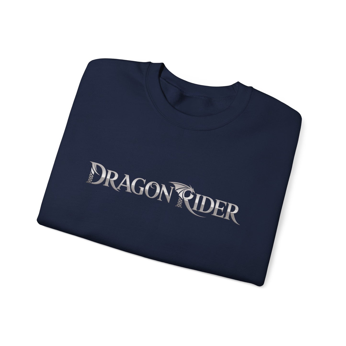Dragon Rider Sweatshirt | Unisex Fantasy Gamer Crewneck | Nerdy Cozy Mythical Gift | Medieval Dragon Pullover | Geek Cosplay Style