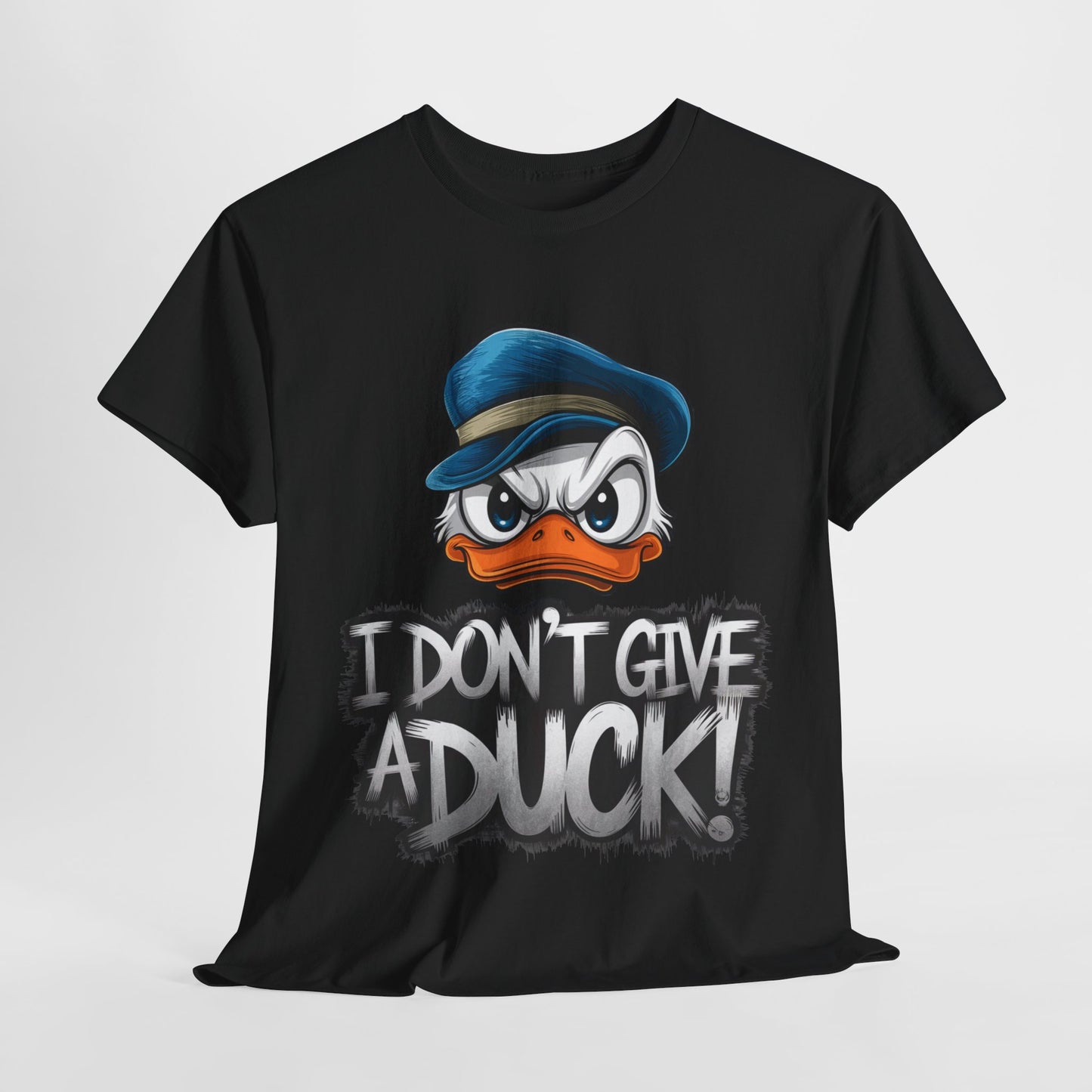 I Don’t Give a Duck Shirt – Funny Grumpy Duck Tee – Sarcastic Animal Graphic Shirt – Unisex Gift for Duck Lovers & Meme Fans