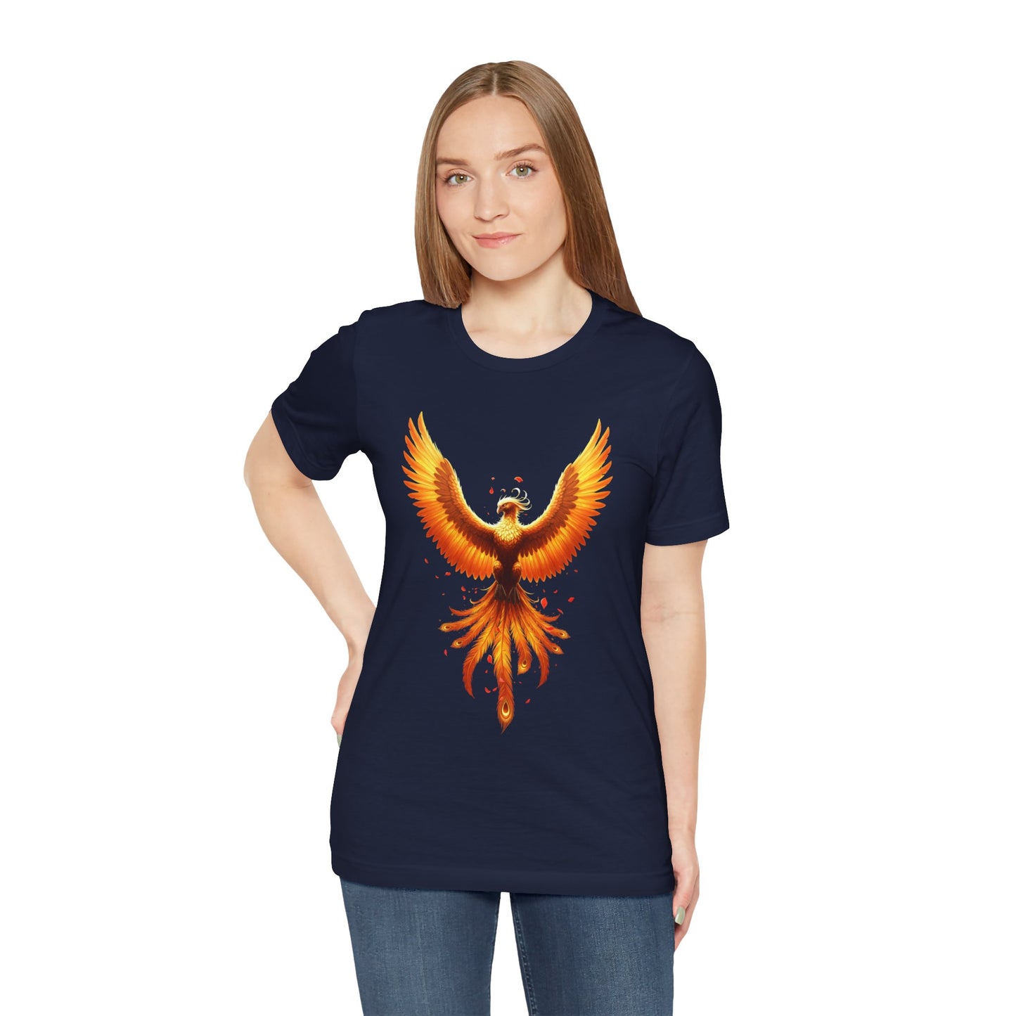 Phoenix Rising Shirt • Fiery Phoenix Graphic Tee • Rebirth Transformation Myth Shirt • Firebird Art Tee • Unisex Gift Tee XS‑5XL