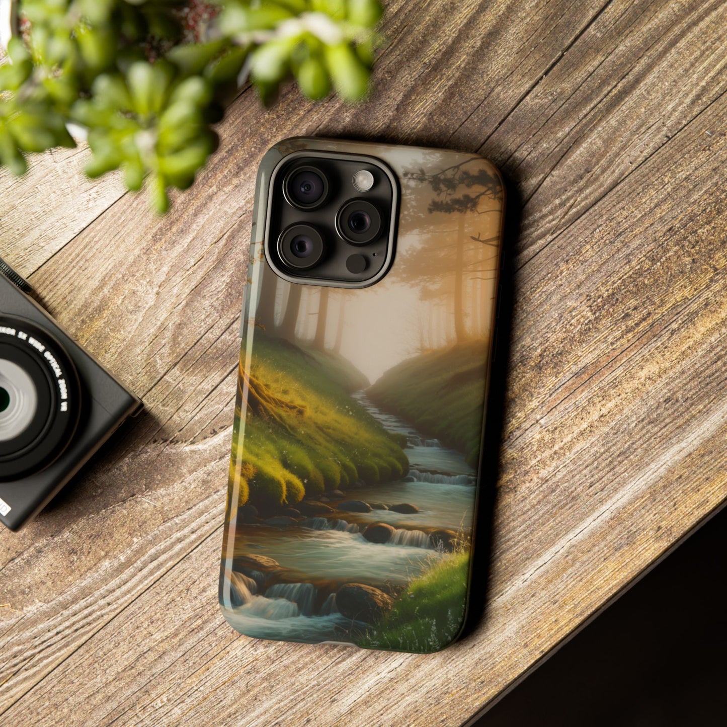 Nature Stream iPhone Case Forest Phone Case Stream iPhone Case Nature Phone Case