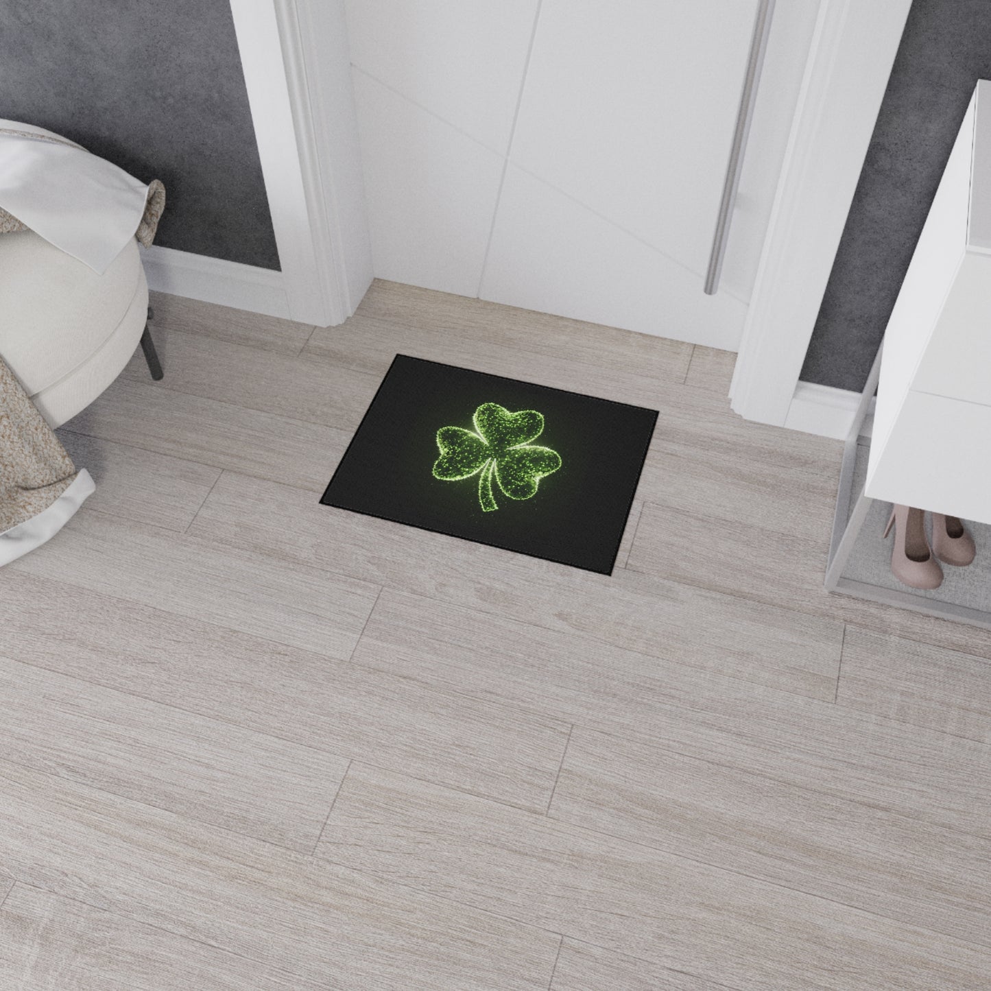 Floor Mat - Shamrock Design