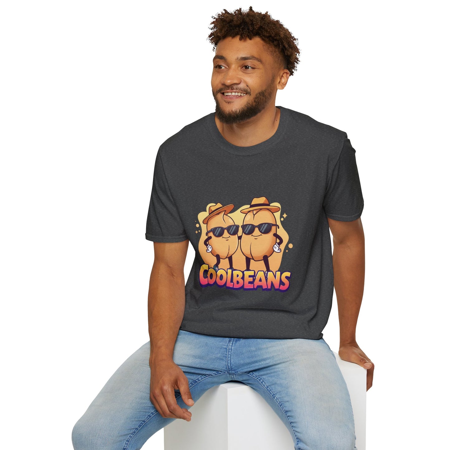 Cool Beans T-Shirt - Two Cooler-Than-Cool Beans With Sunglasses, Quirky Food-Pun Gift Tee for Him, Her or Besties - Perfect Humor and Style