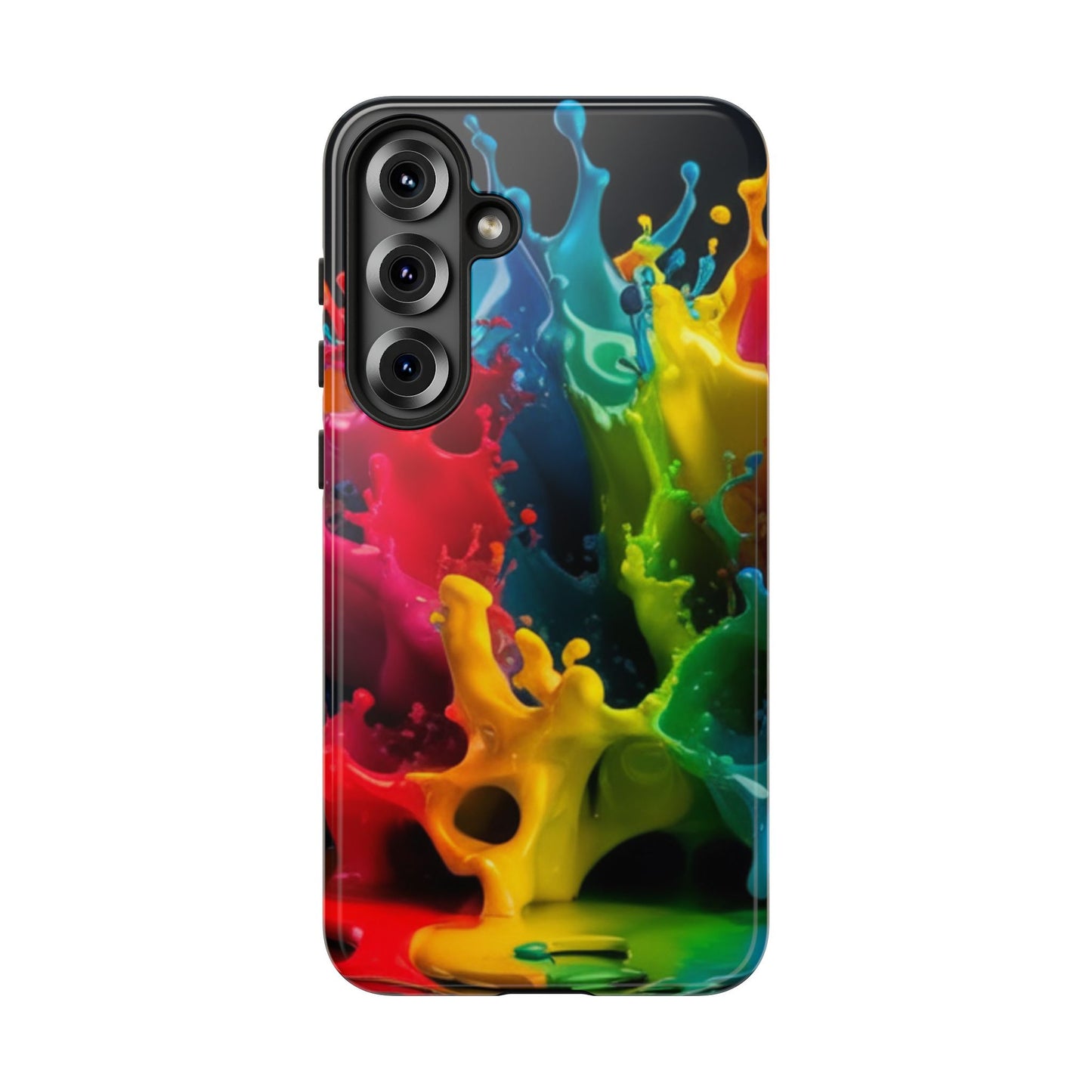 Vibrant Splash Samsung Phone Case - Tough Spectrum Splash Samsung Case