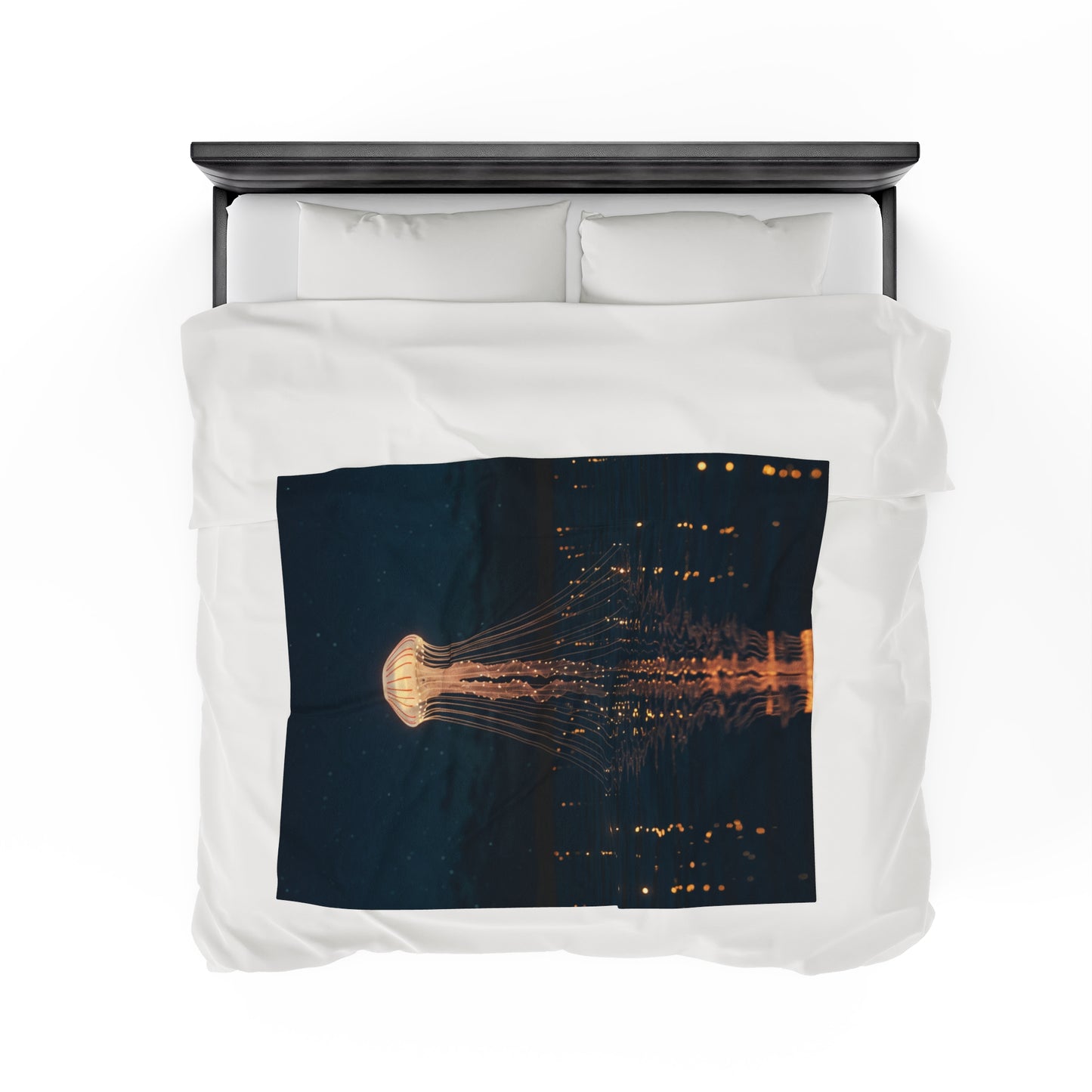 Plush Blanket - Jellyfish Lake Design