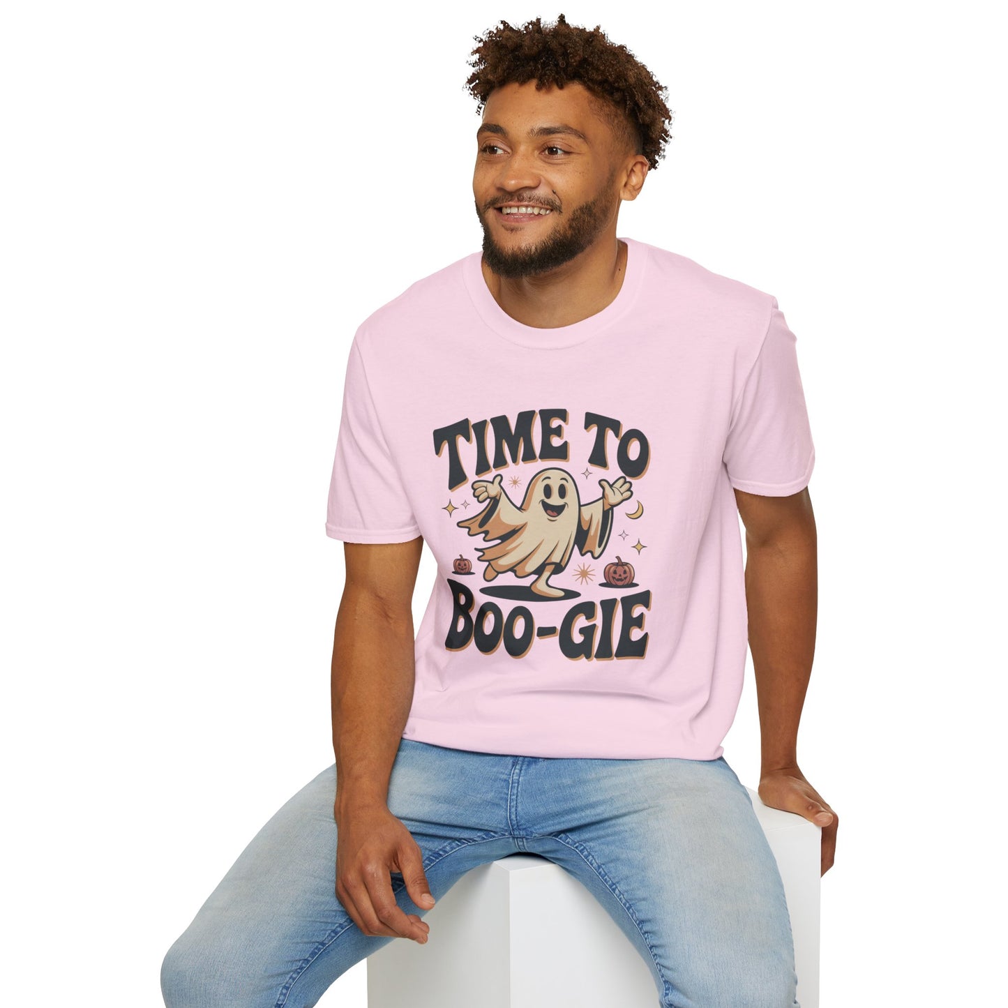 Time To Boo-gie Ghost Dance Halloween T-Shirt • Retro Spooky Ghost Tee • Funny Boo-gie Costume Tee • Spooky Season Graphic Shirt