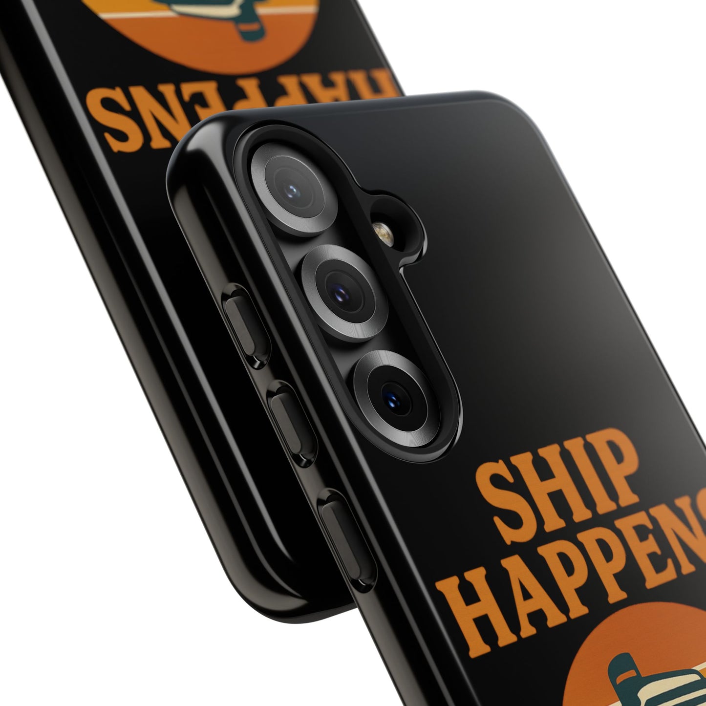 Samsung Case - Ship Happens Sunset Cruise Ship Nautical Phone Case Travel Accessory Gift for Travel Lovers Cruise Case