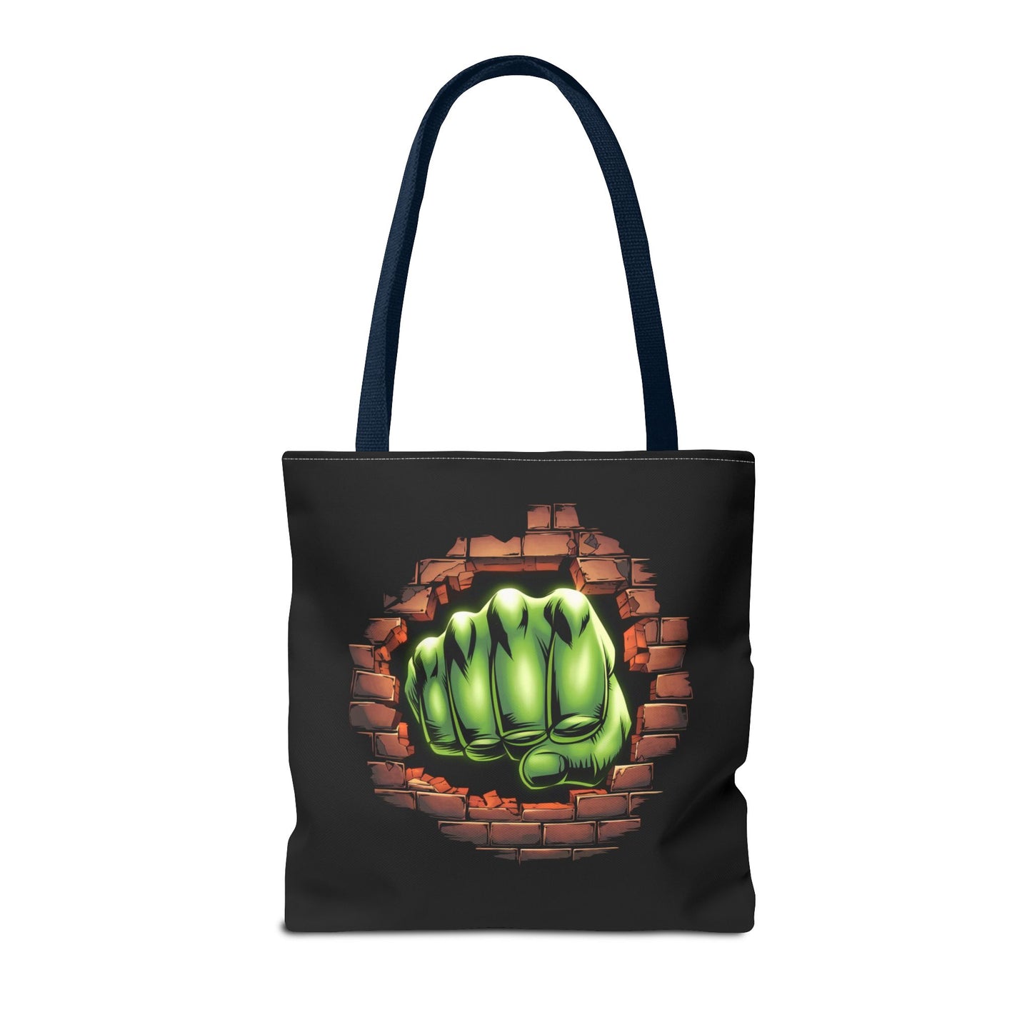 Green Fist Tote Bag, Comic Book Bag, Geeky Gift, Tote for Geeks, Reusable Bag