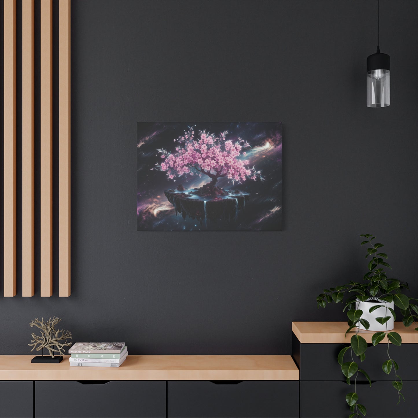 Cherry Tree Space Canvas