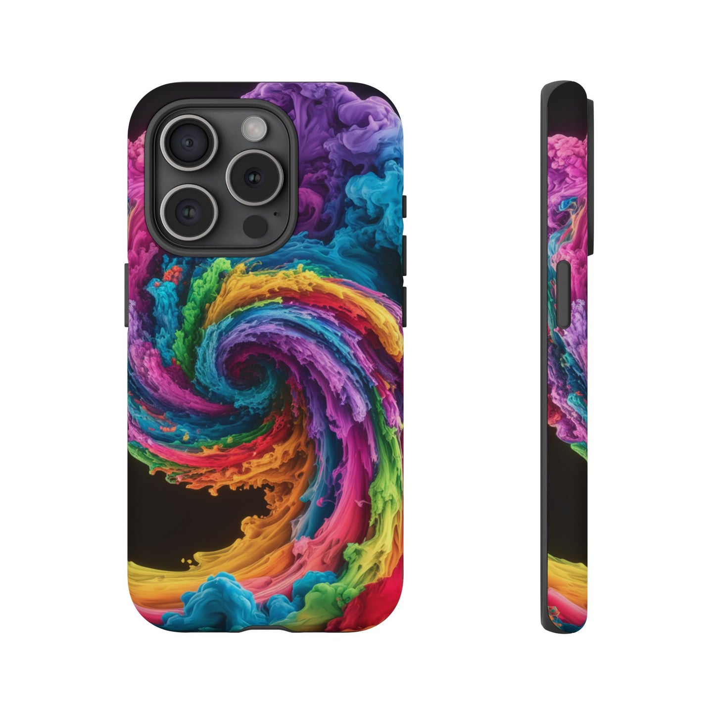 iPhone Case - Colorful Swirl Design
