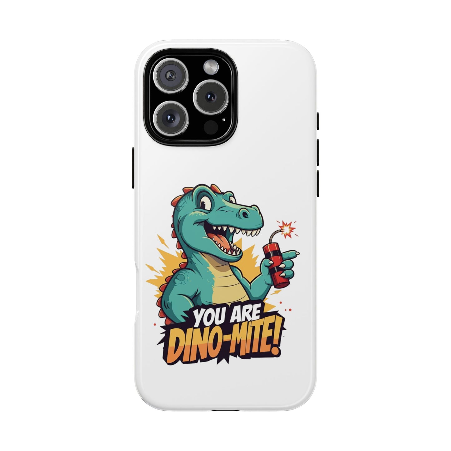 iPhone Case - Dino-Mite Pun Design