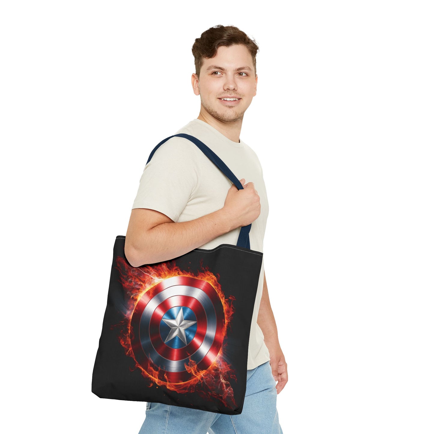 Captain America Shield Tote Bag