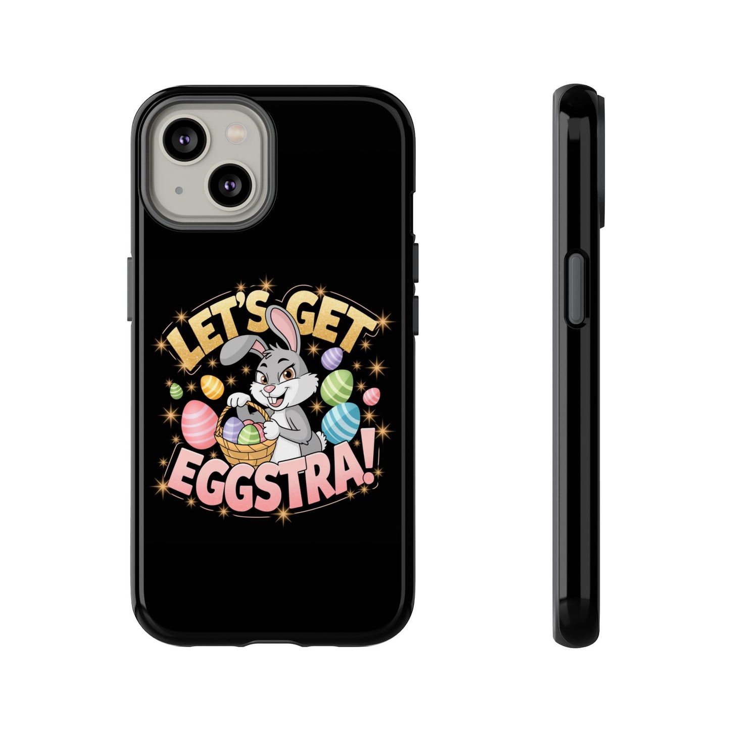 iPhone Case Easter Bunny 'Let's Get Eggstra Phone Case Easter iPhone Case