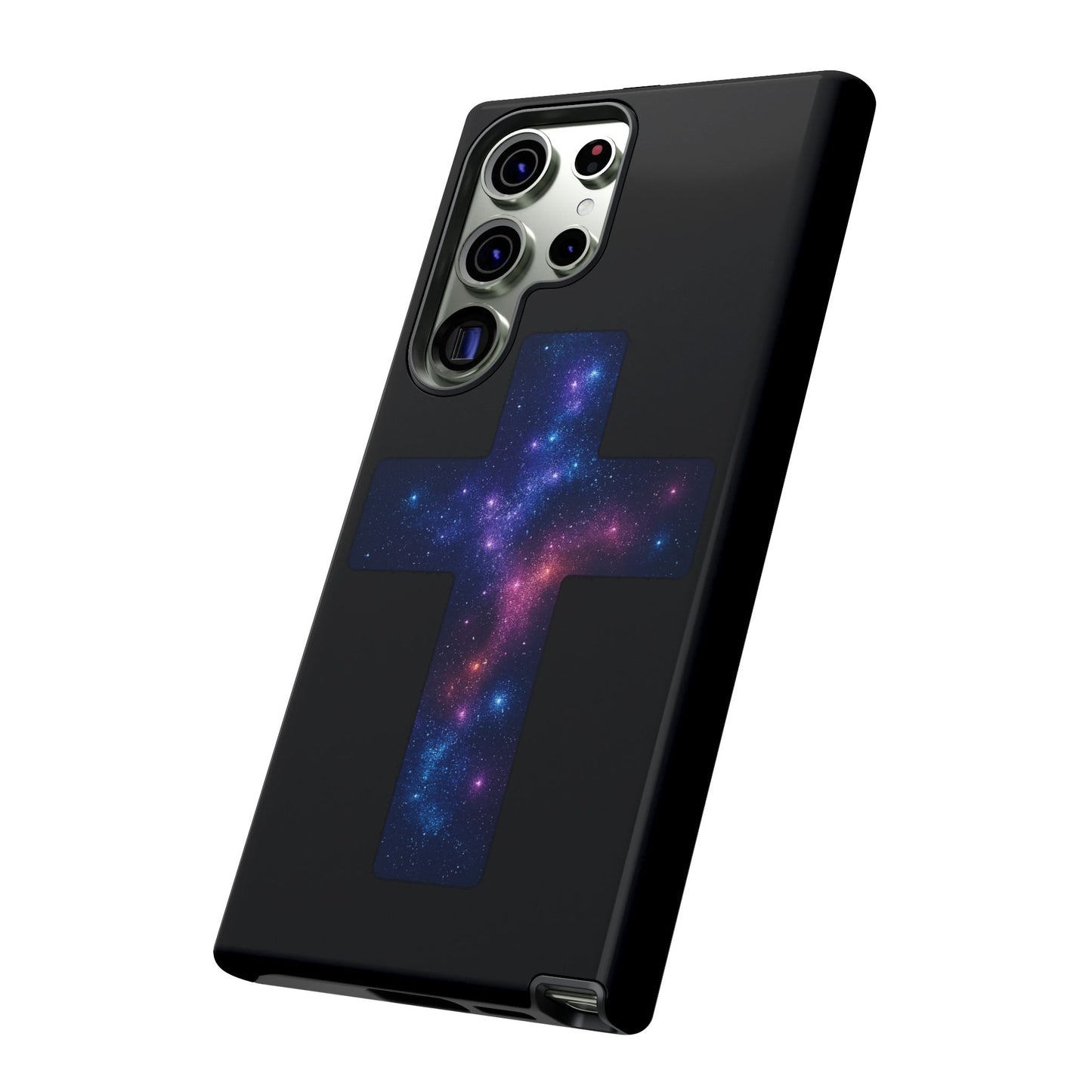 Samsung Phone Case - Galactic Cross Case Christian Phone Case Spiritual Samsung Case Religious Accessory Gift for Believers