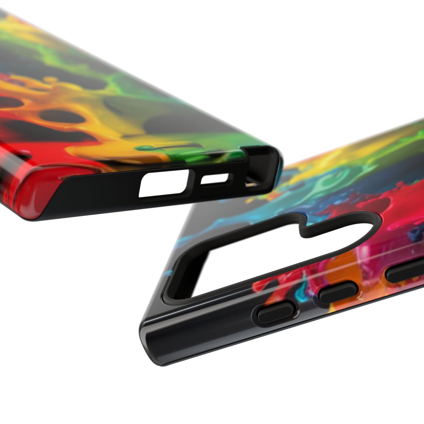 Vibrant Splash Samsung Phone Case - Tough Spectrum Splash Samsung Case