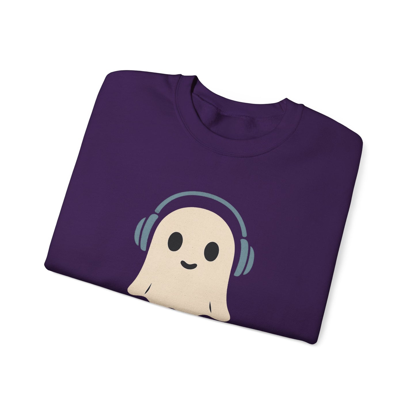Dead Beats Ghost Sweatshirt, Funny Halloween Crewneck, Spooky Season Pullover, Music Lover Halloween Shirt, Cute Ghost Graphic Top