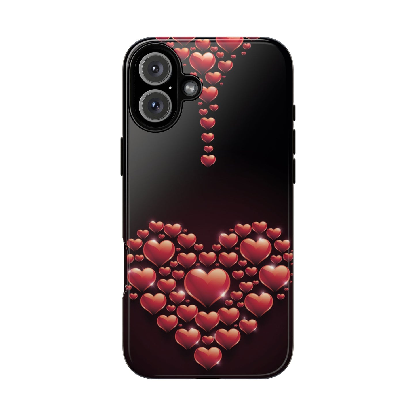 iPhone Case - Heart Made Out of Hearts Design