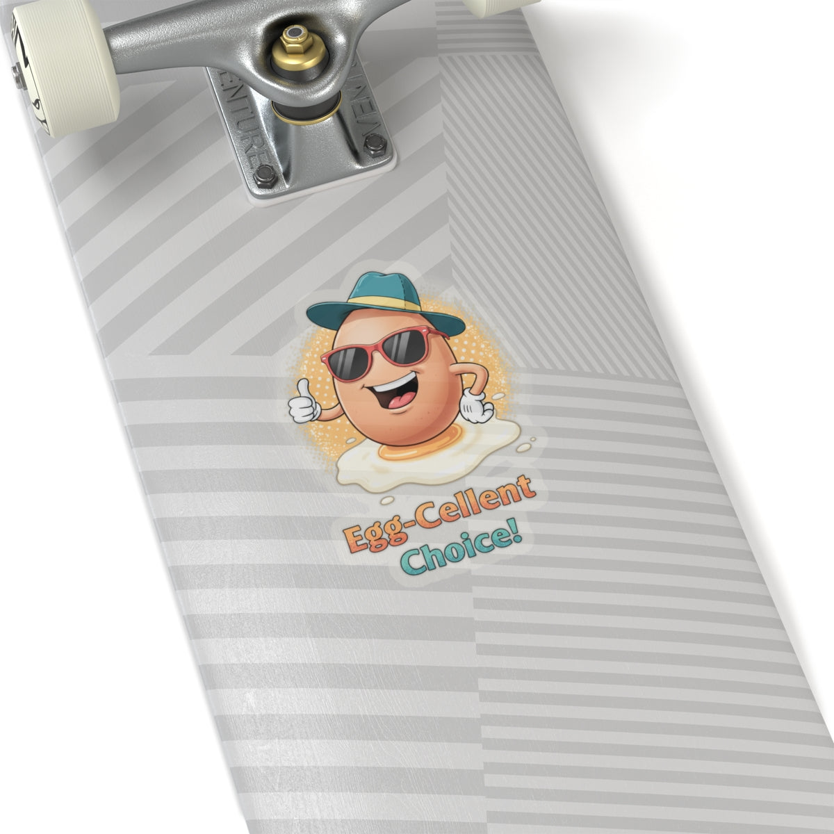 Sticker - Egg-Cellent Choice Pun Thumbs Up Design