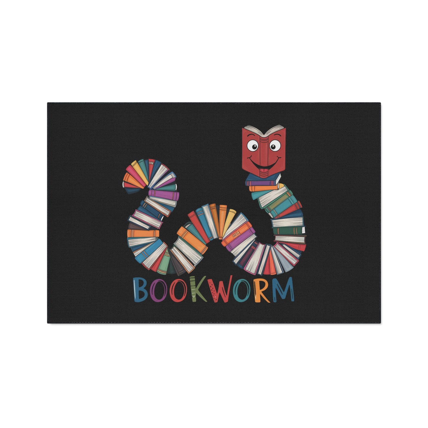 Floor Mat - Bookworm Design
