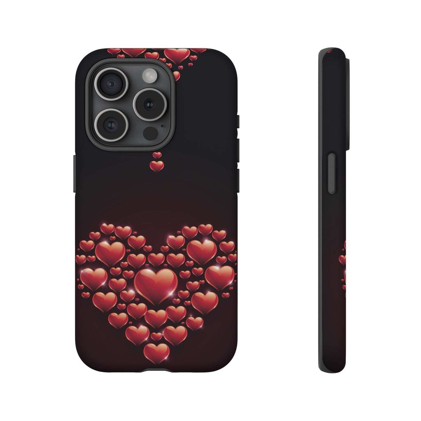 iPhone Case - Heart Made Out of Hearts Design