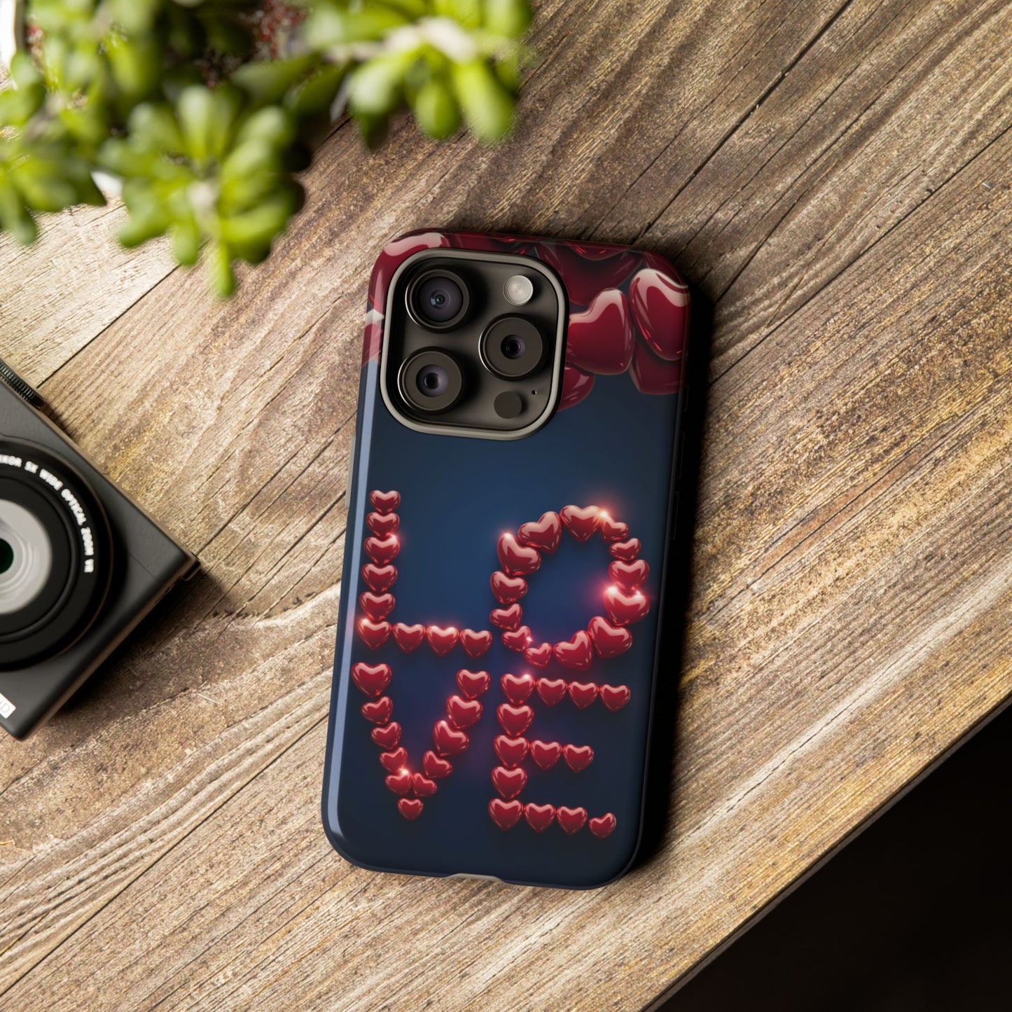 iPhone Case - Love Hearts Design